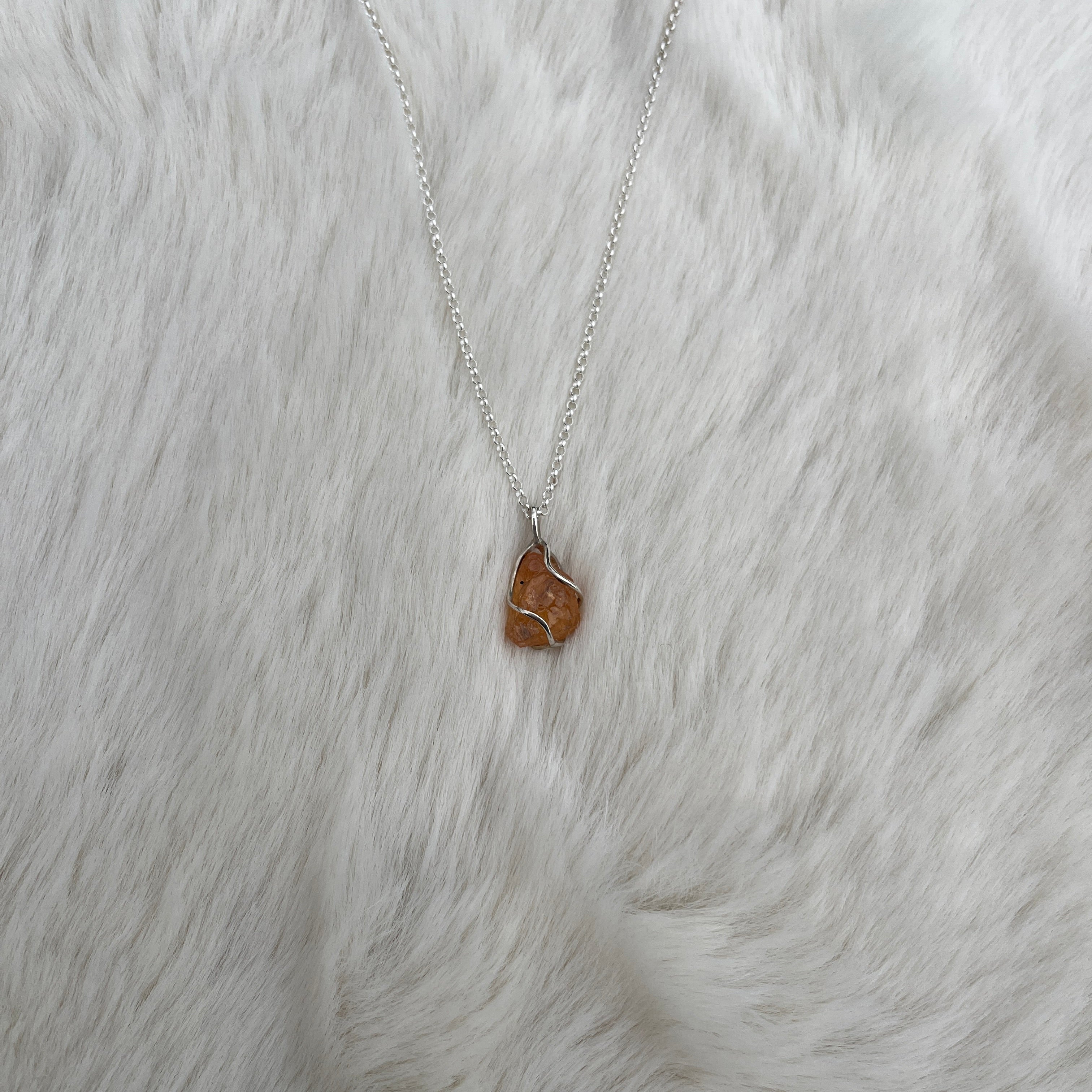 Imperial Topaz Anhänger Silber