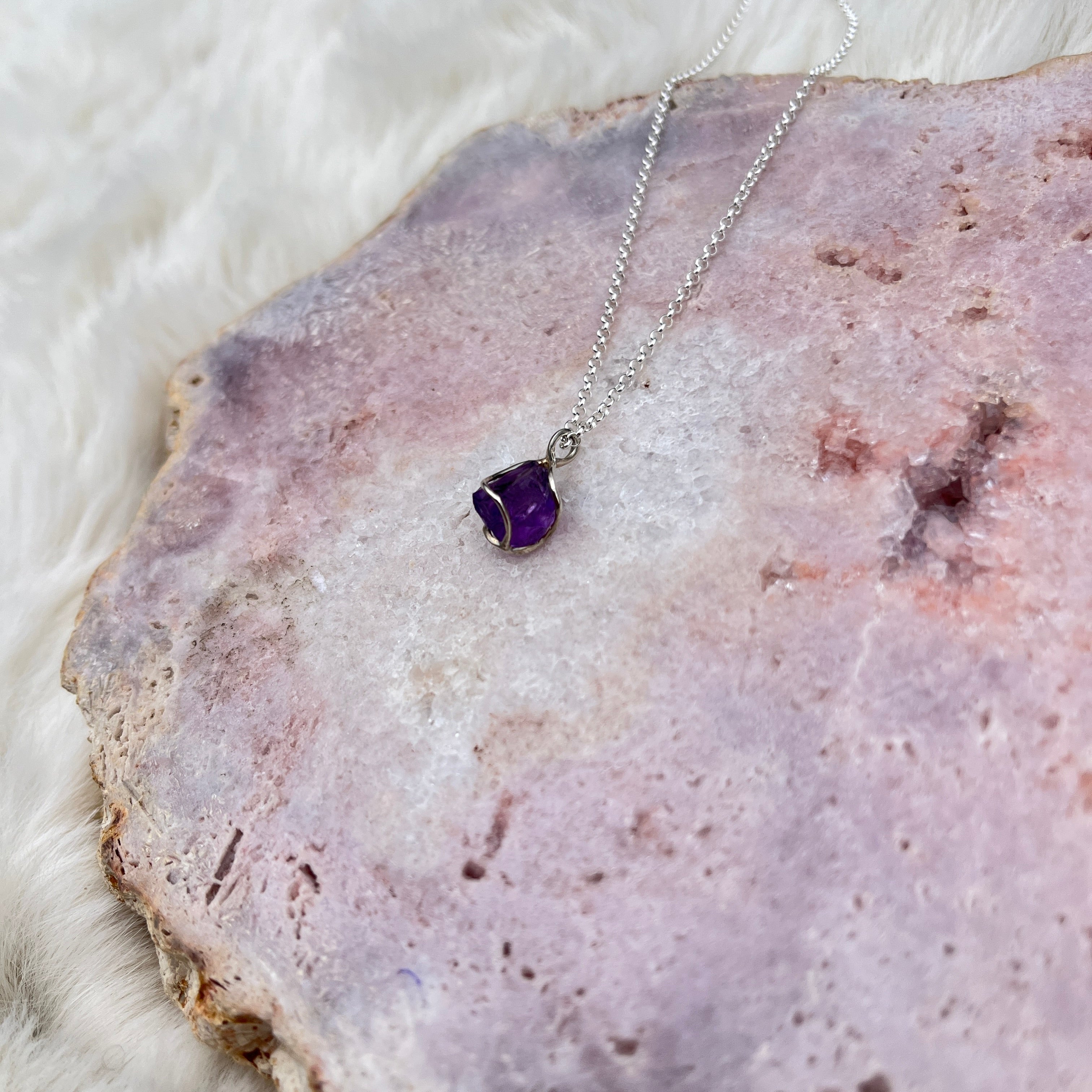 Amethyst Anhänger Silber