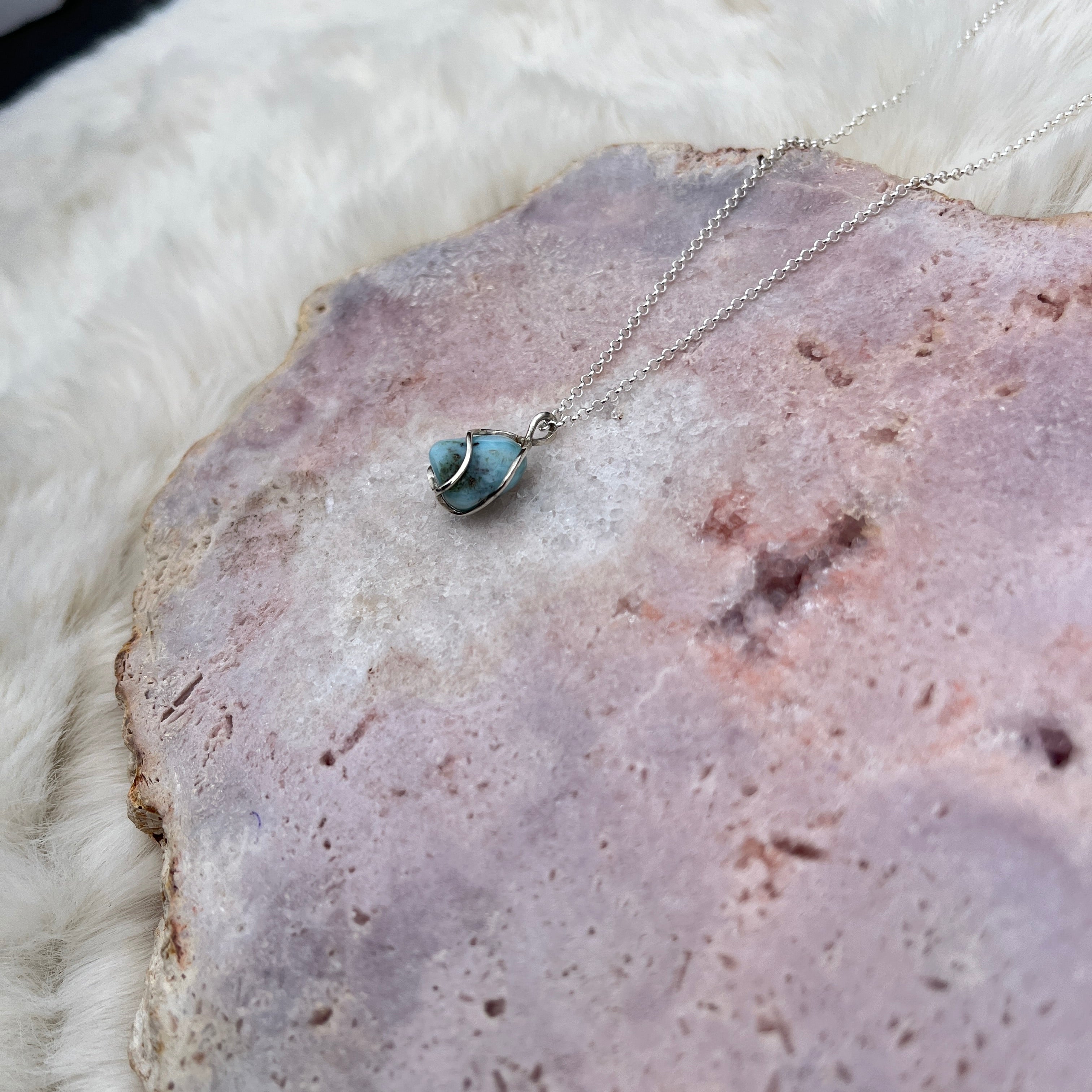 Larimar Anhänger Silber