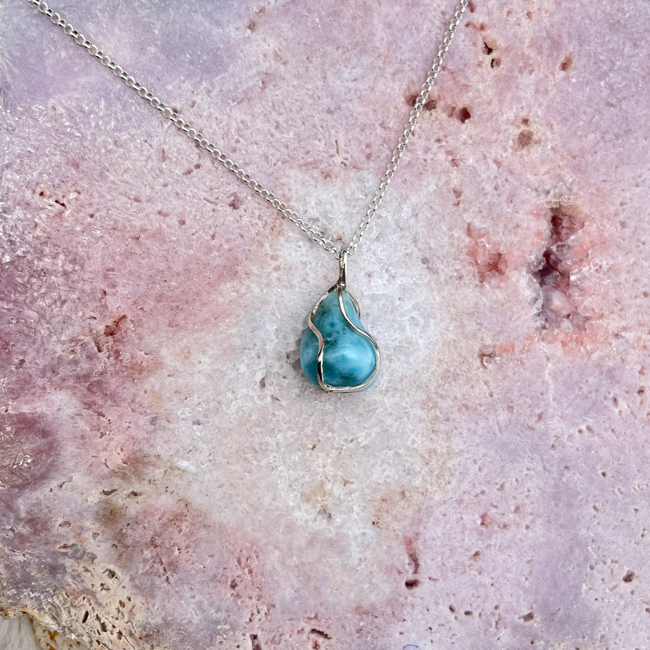 Larimar Anhänger Silber