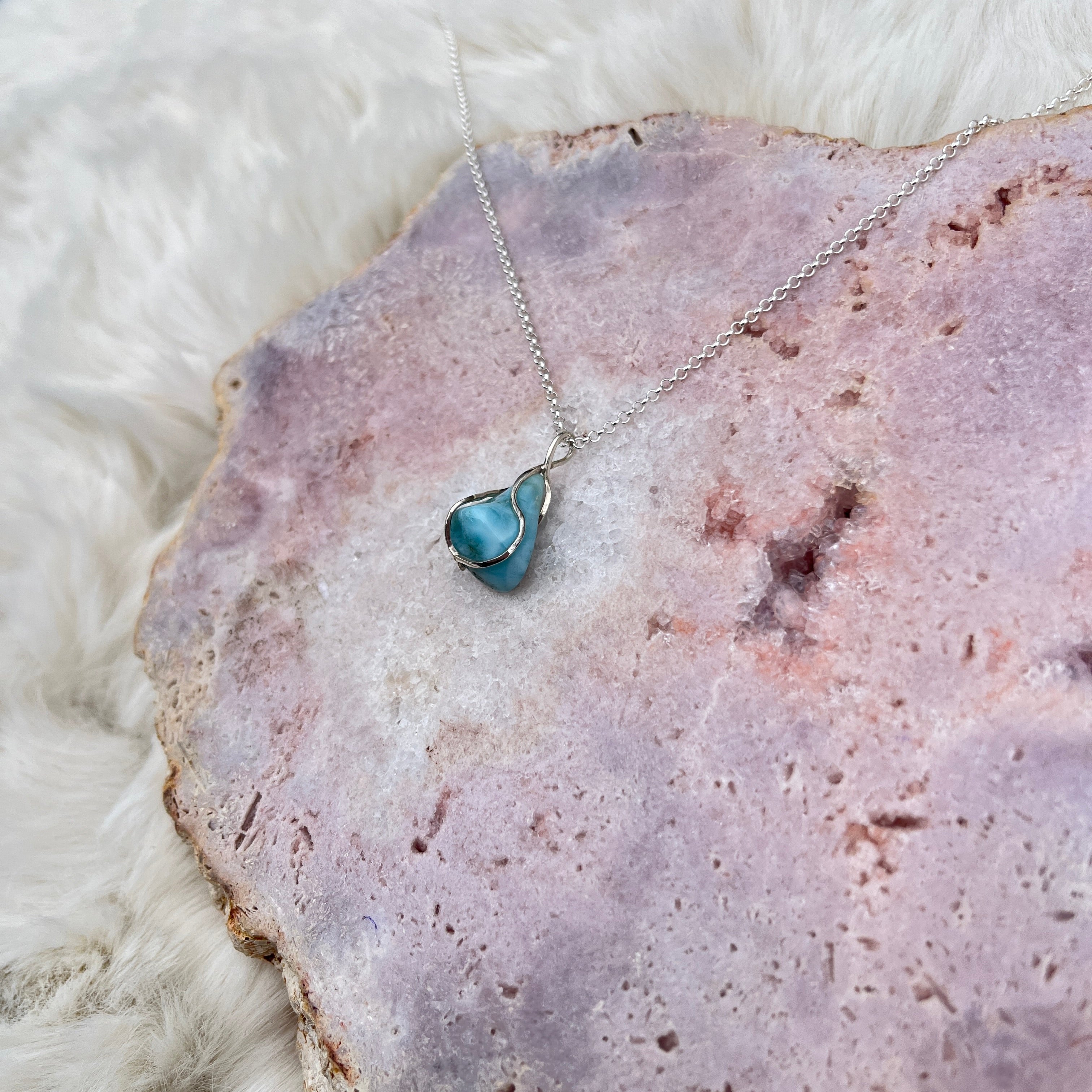 Larimar Anhänger Silber