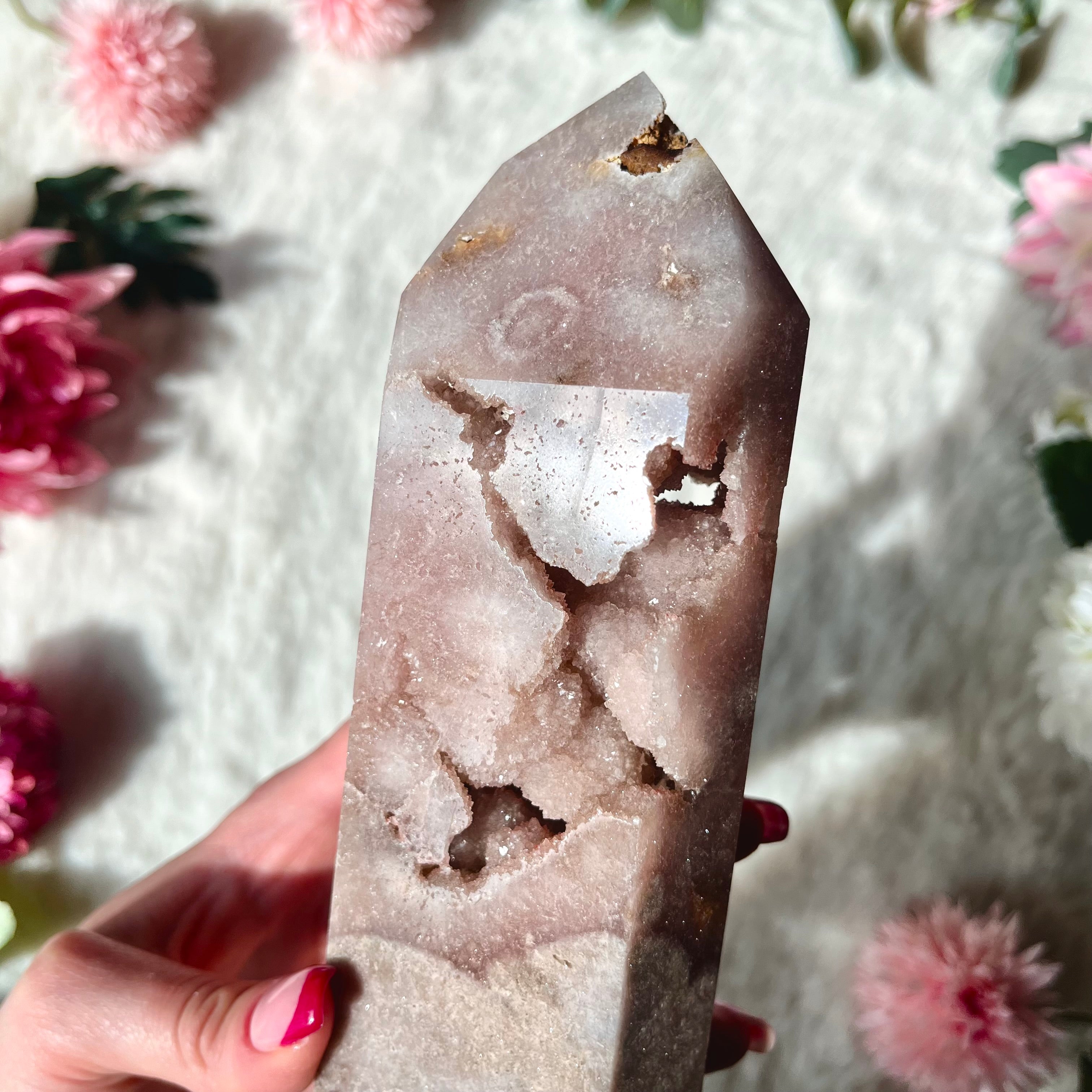 Pinker Amethyst Turm 310