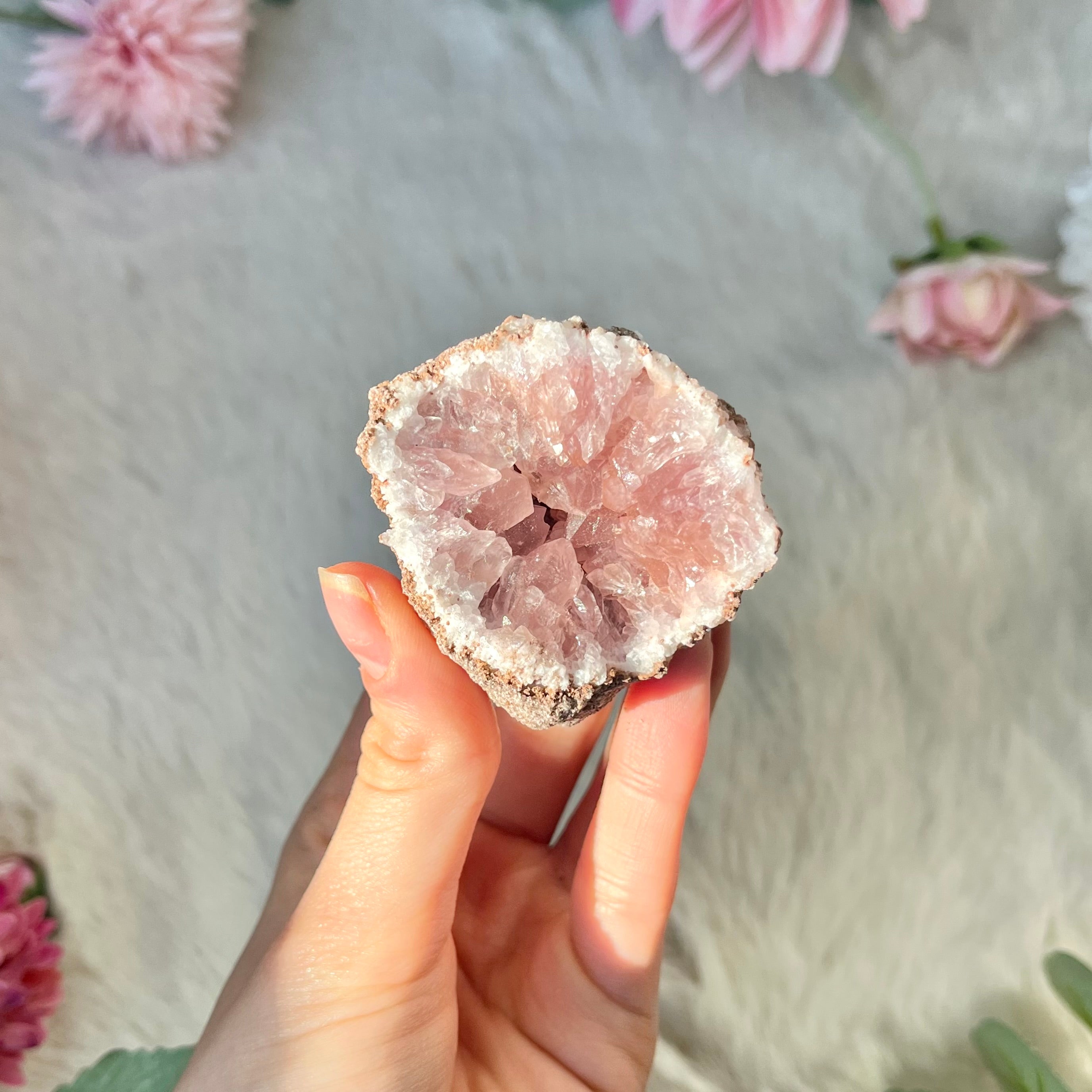 Pinke Amethyst Geode 238