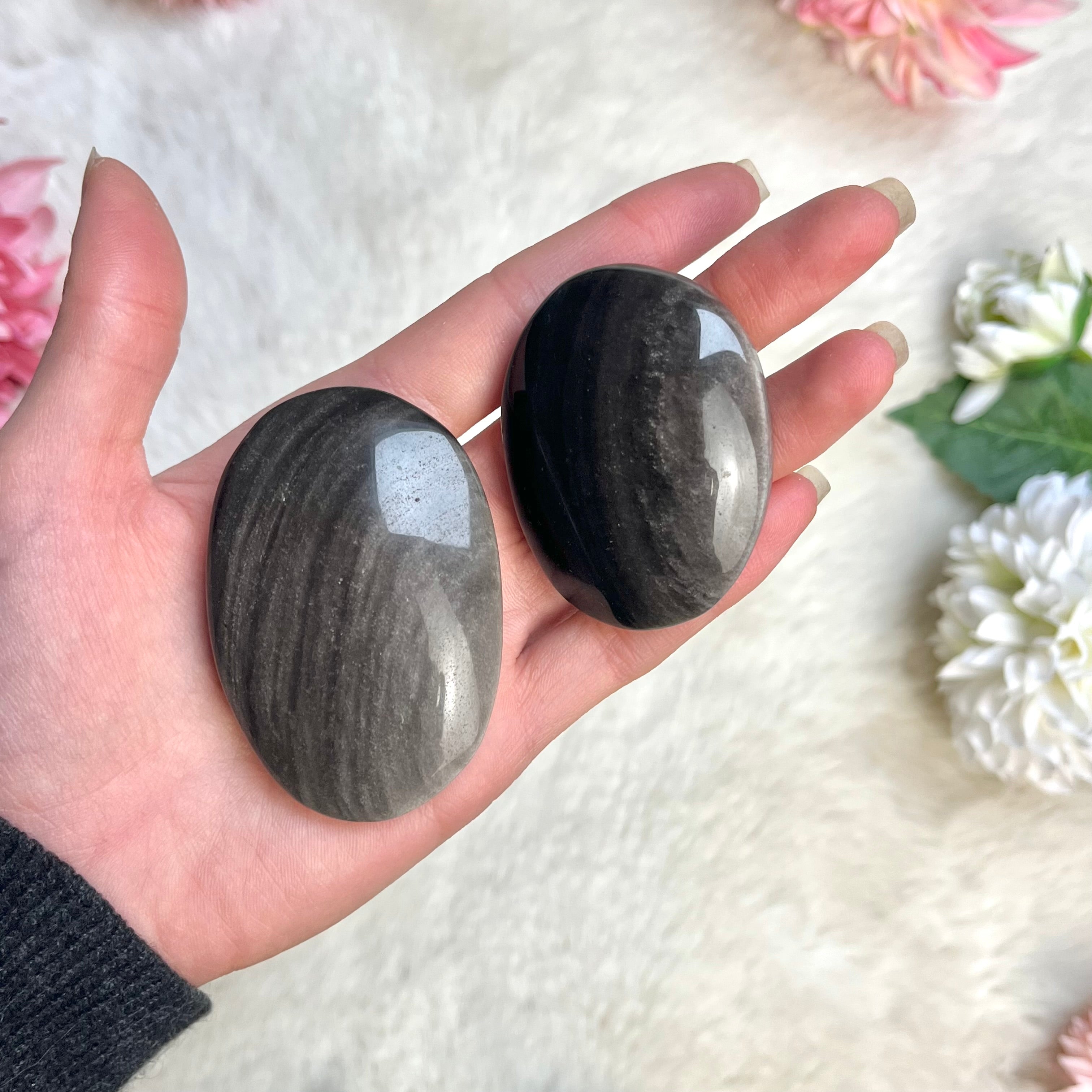 Silber Obsidian Seifenstein