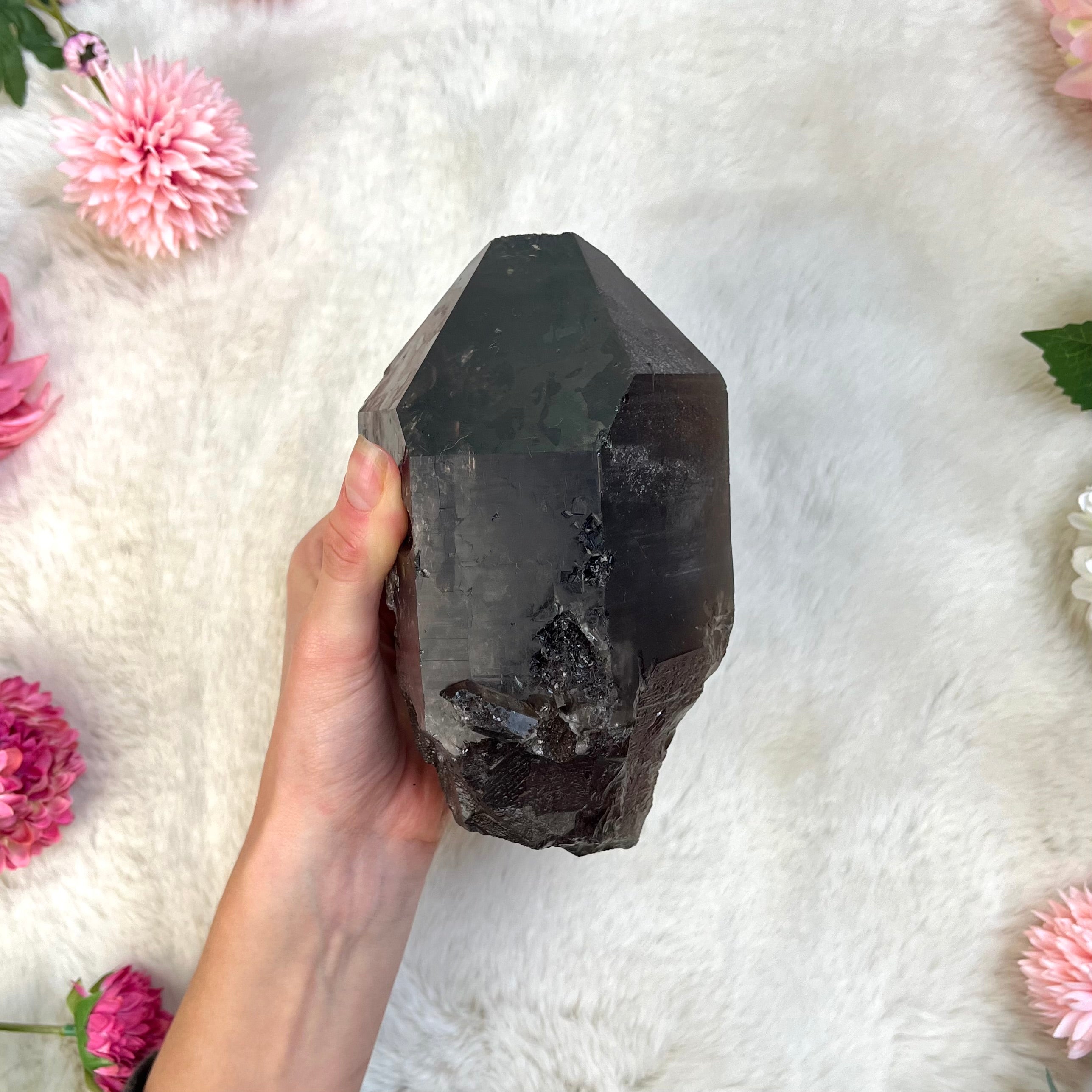 Rauchquarz Spitze Natur 114