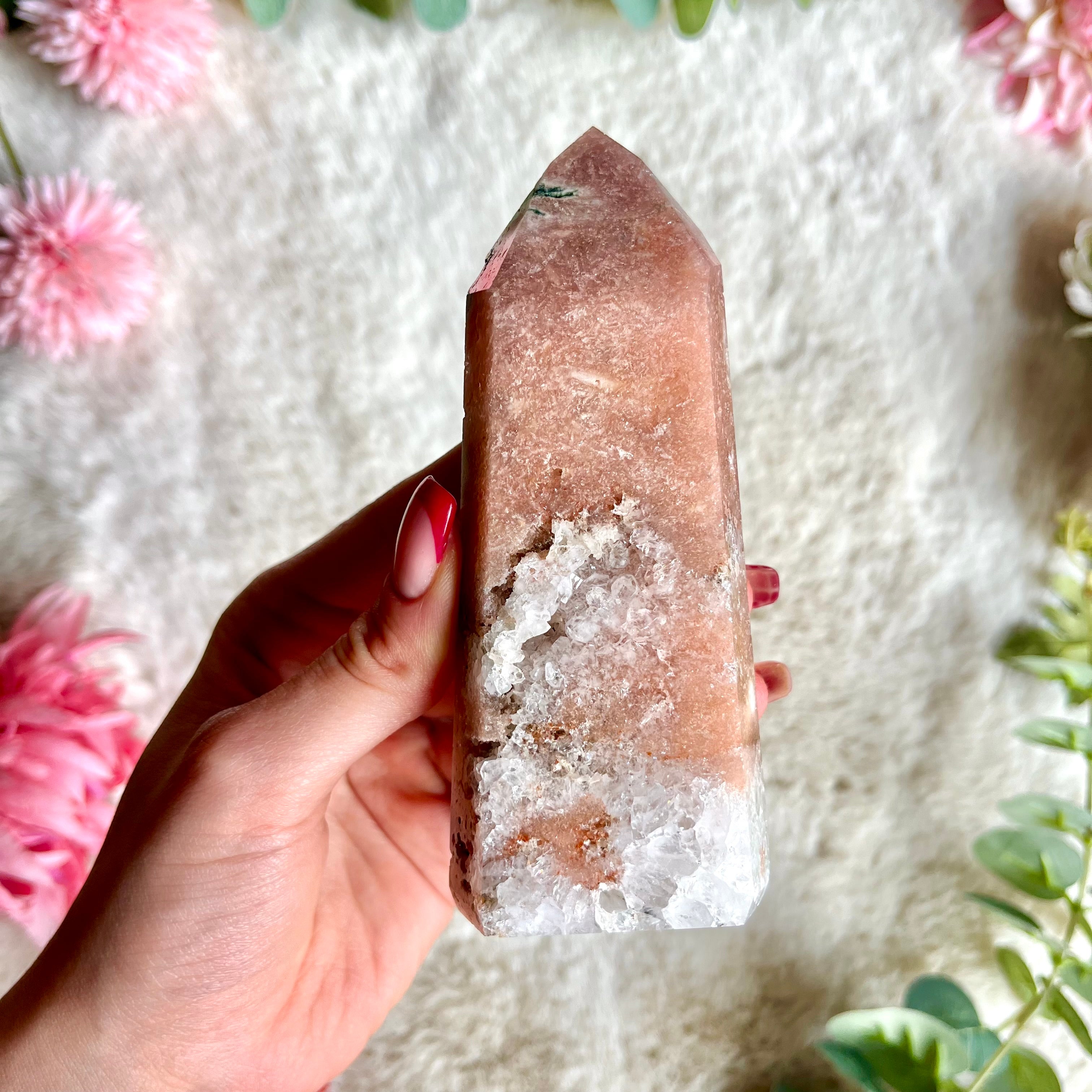 Pinker Amethyst Turm 305