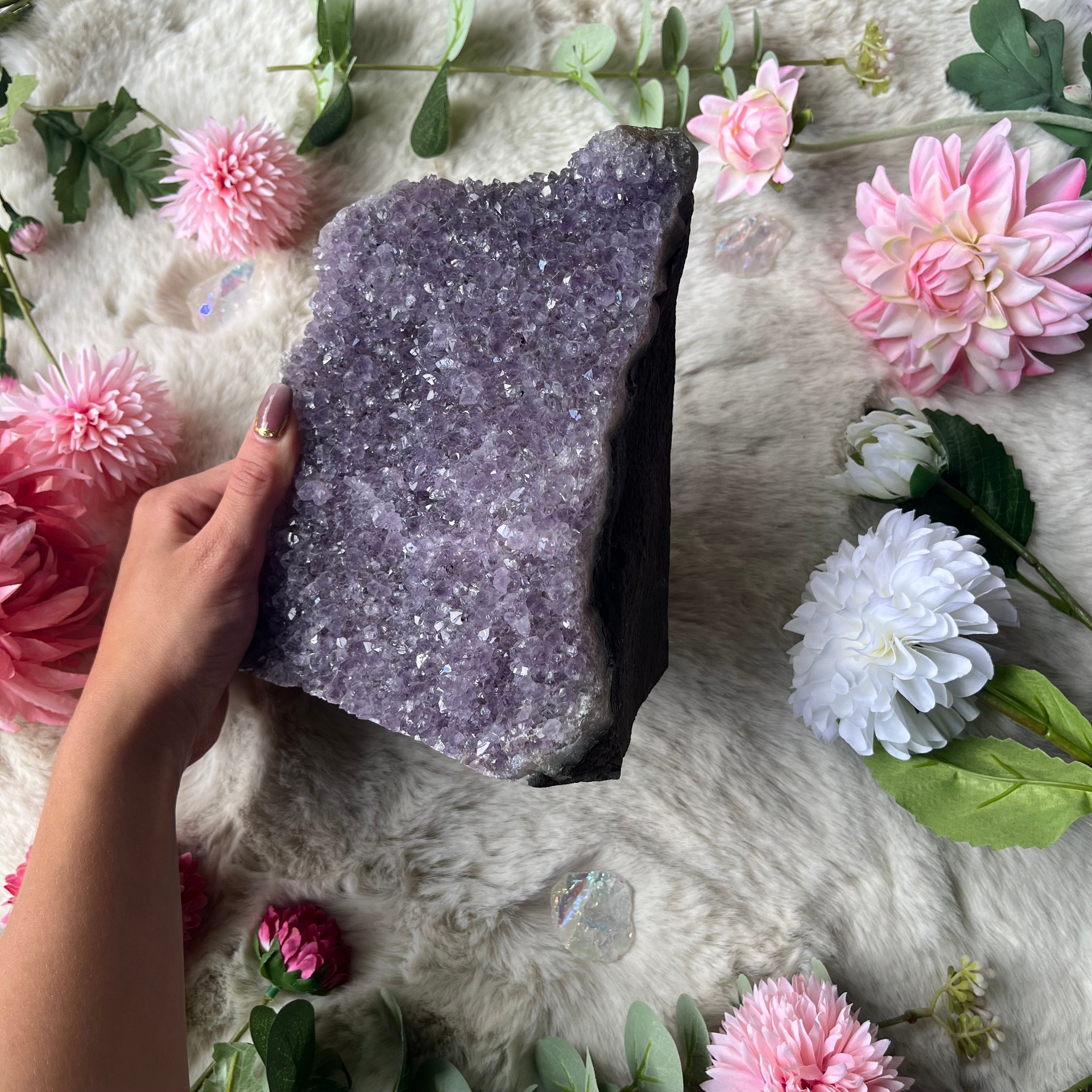 Große Amethyst Stufe 59