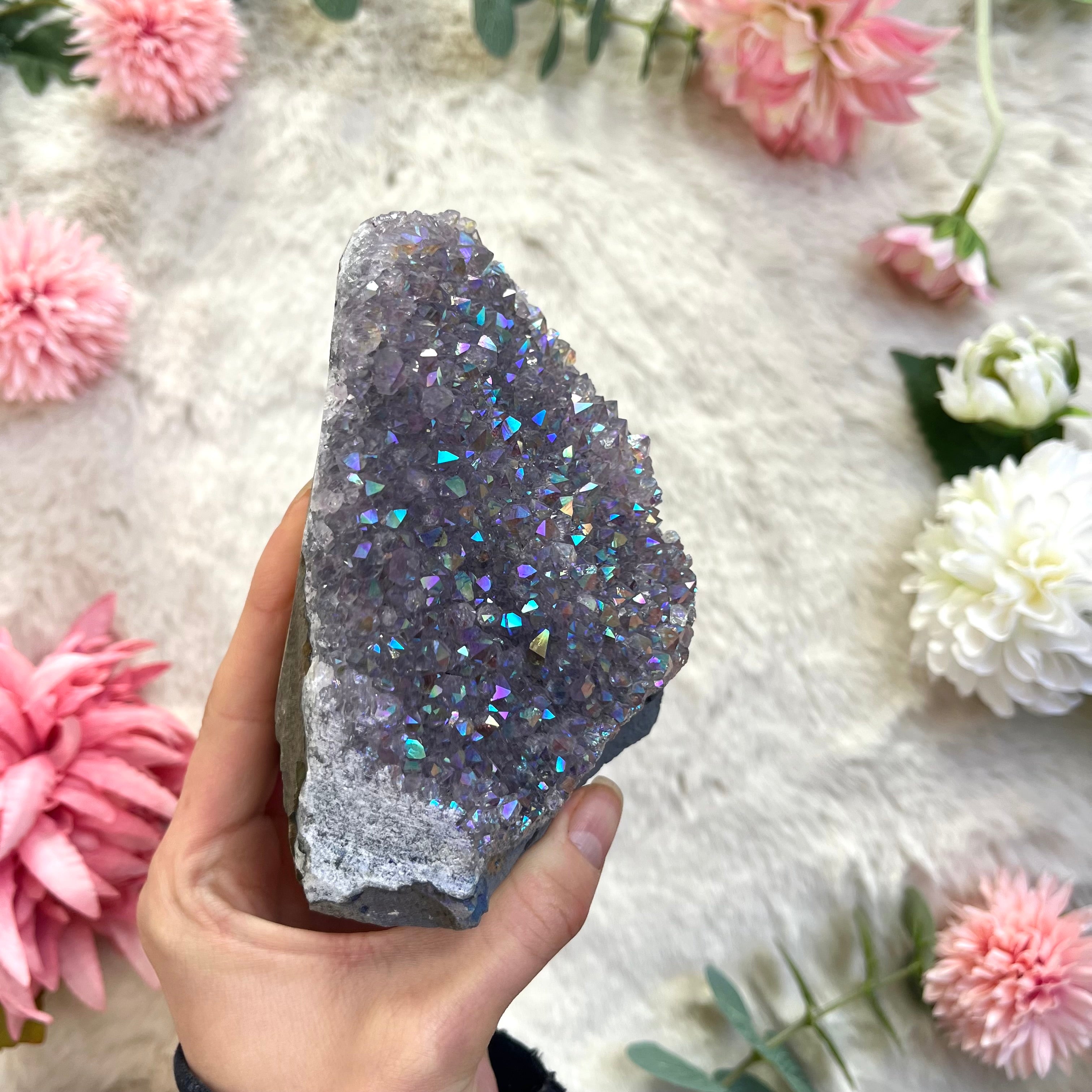 Angel Aura Amethyst druse 127