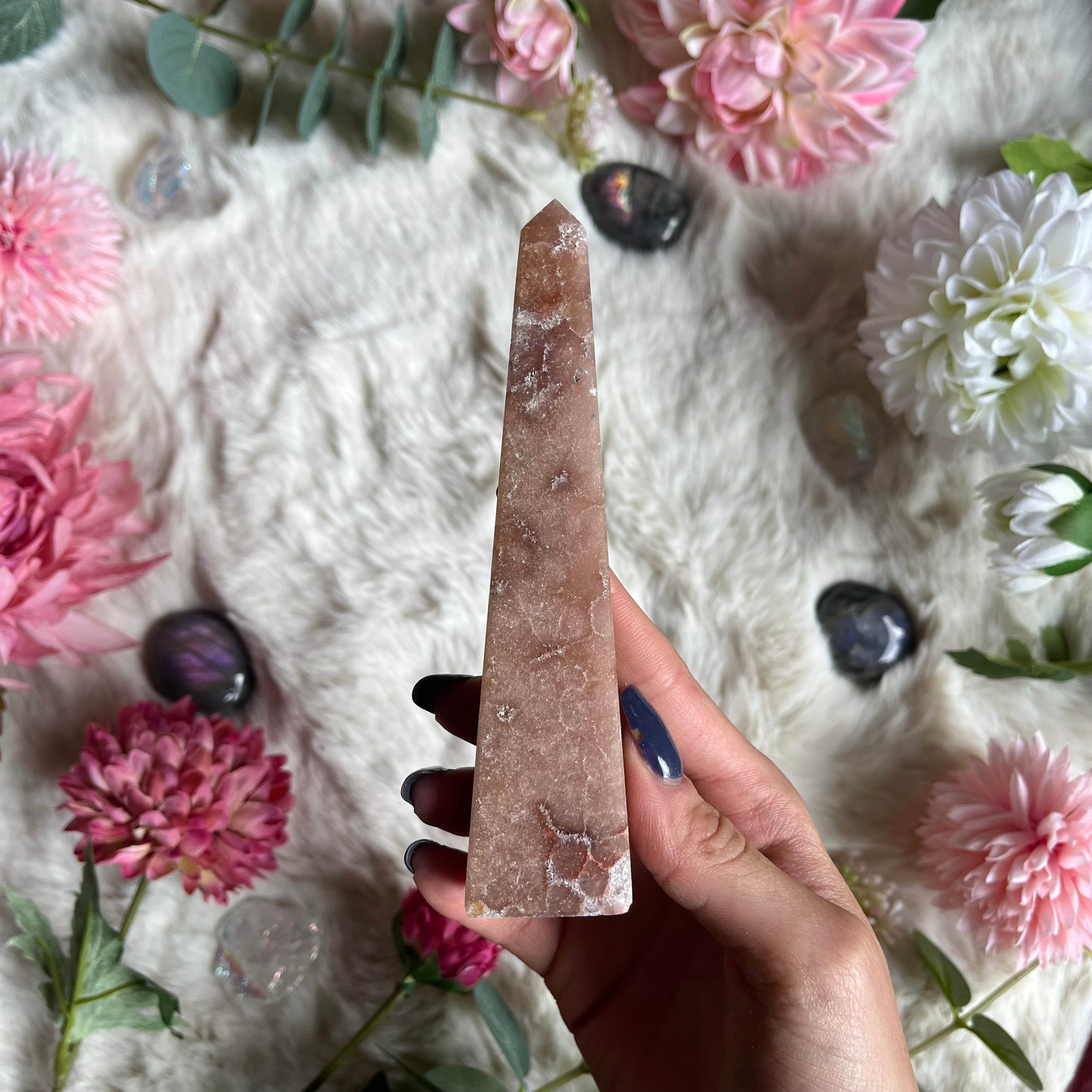 Pinker Amethyst Obelisk 13-18