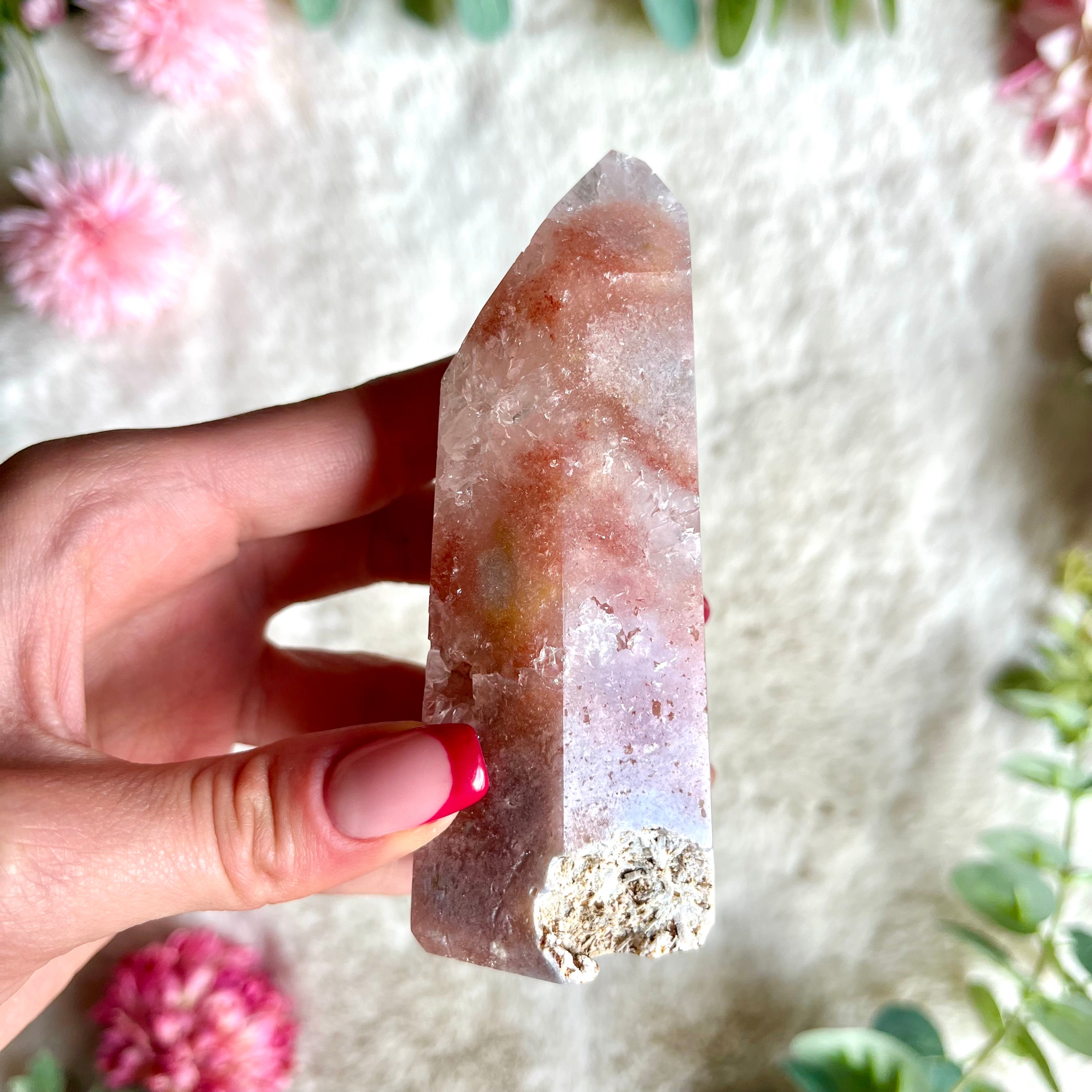 Pinker Amethyst Turm 300