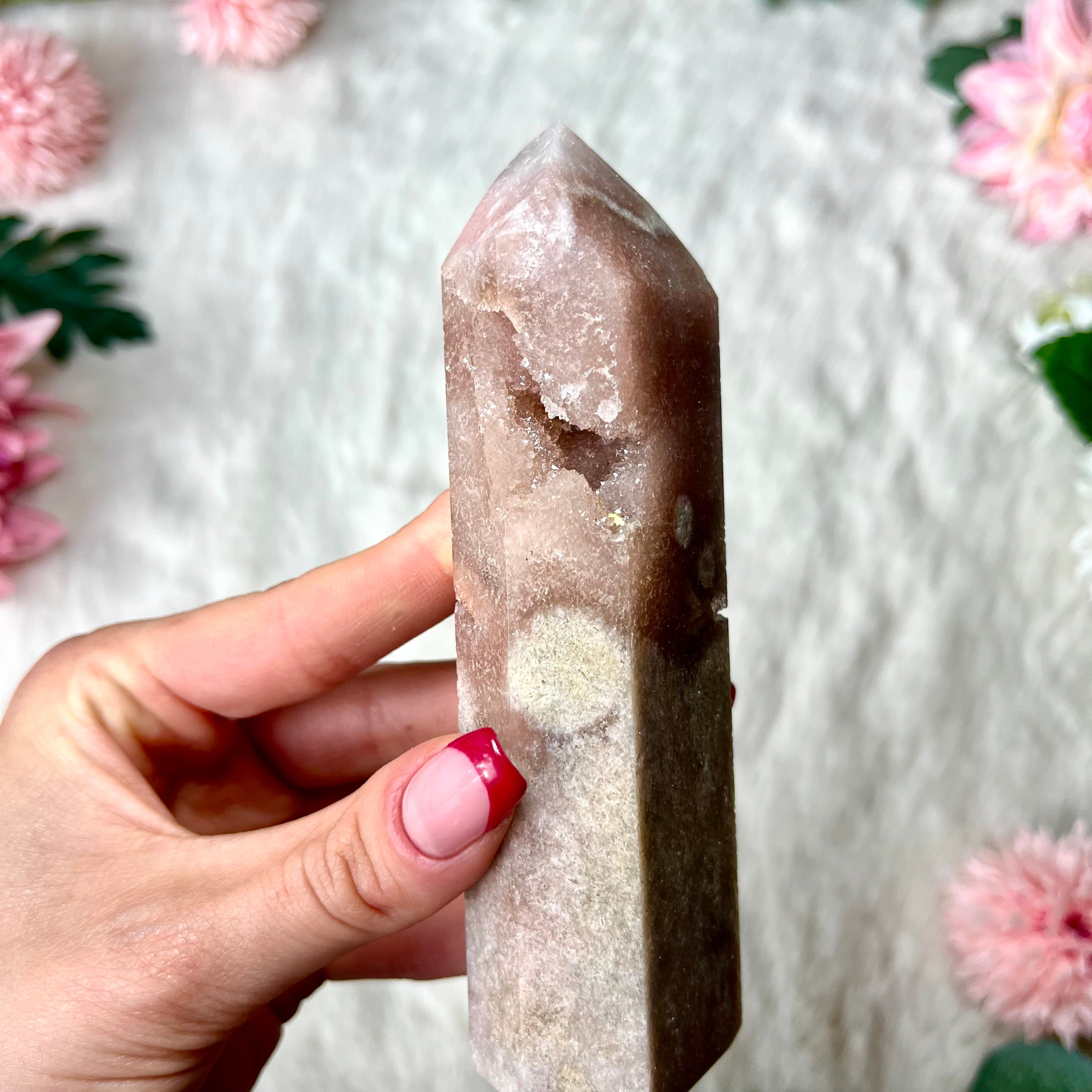 Pinker Amethyst Turm 304