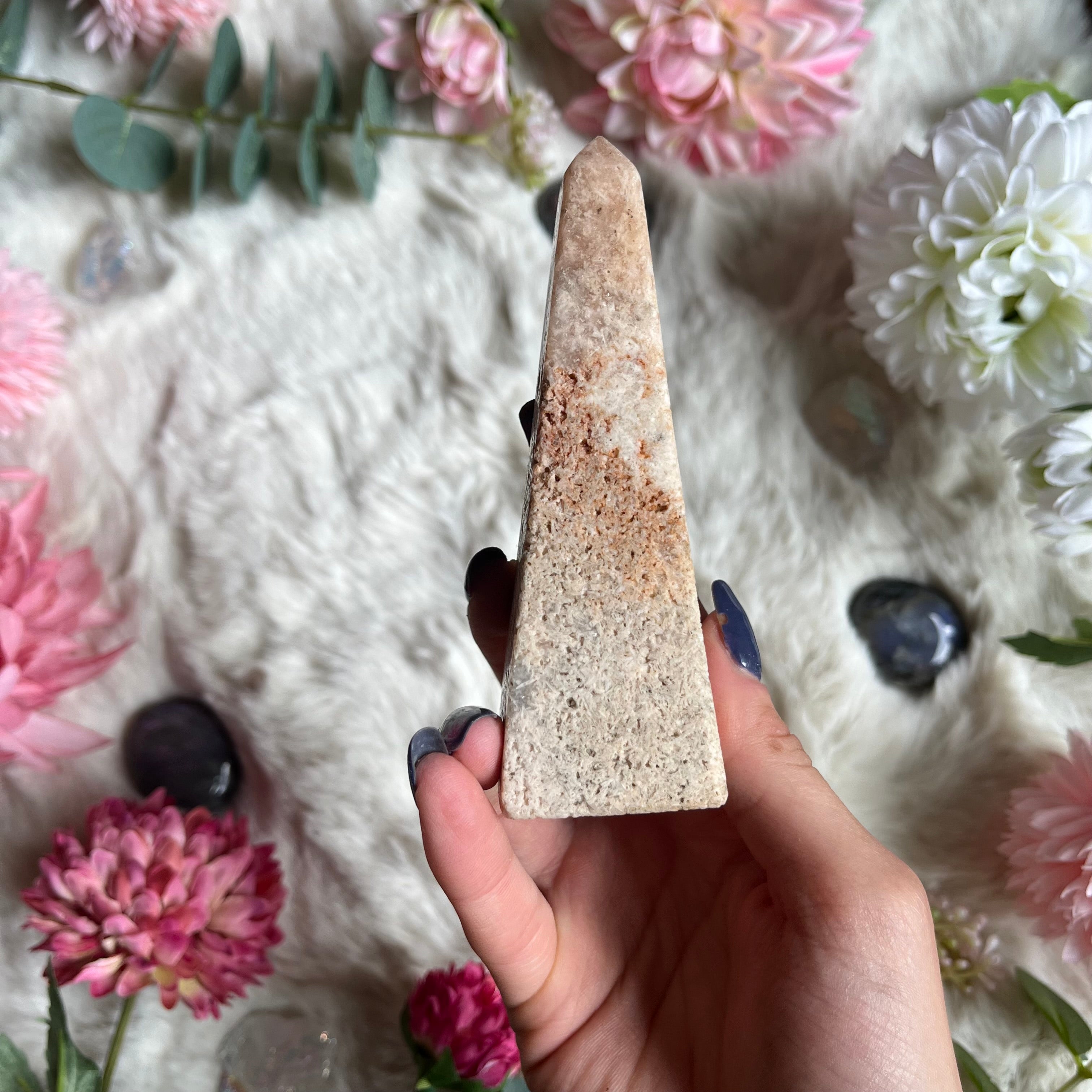 Pinker Amethyst Obelisk 13-18