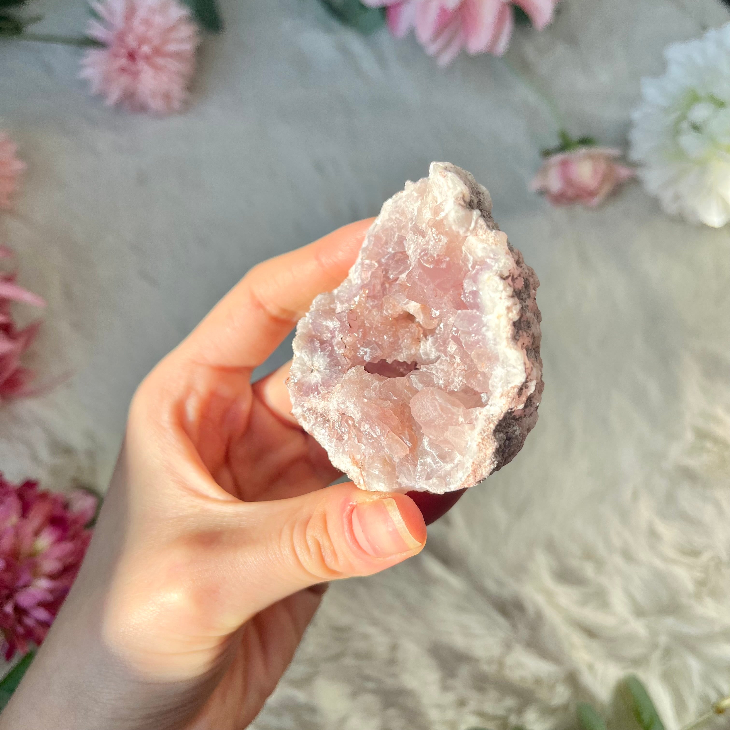 Pinke Amethyst Geode 236
