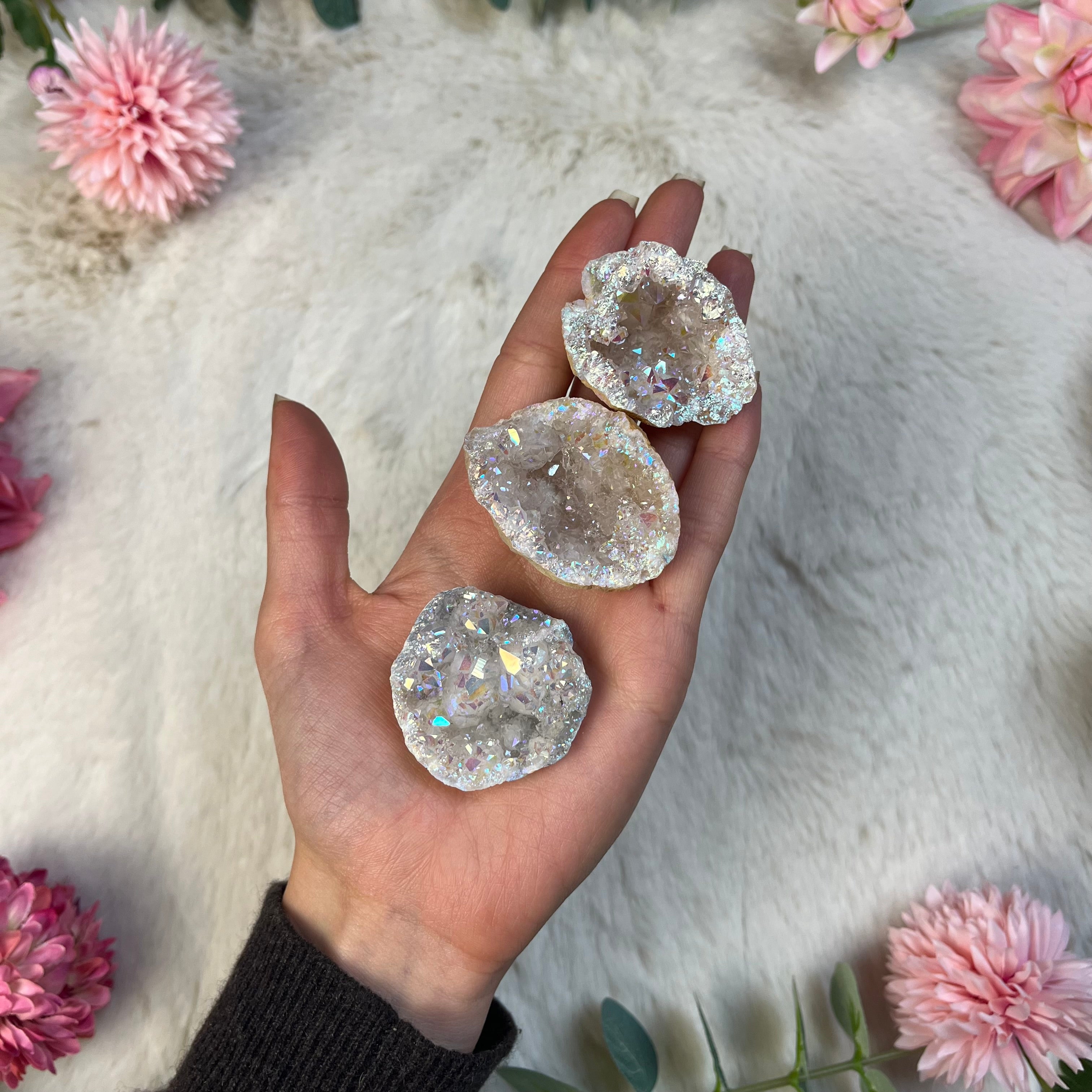 Angel Aura Quarz Geoden S-L