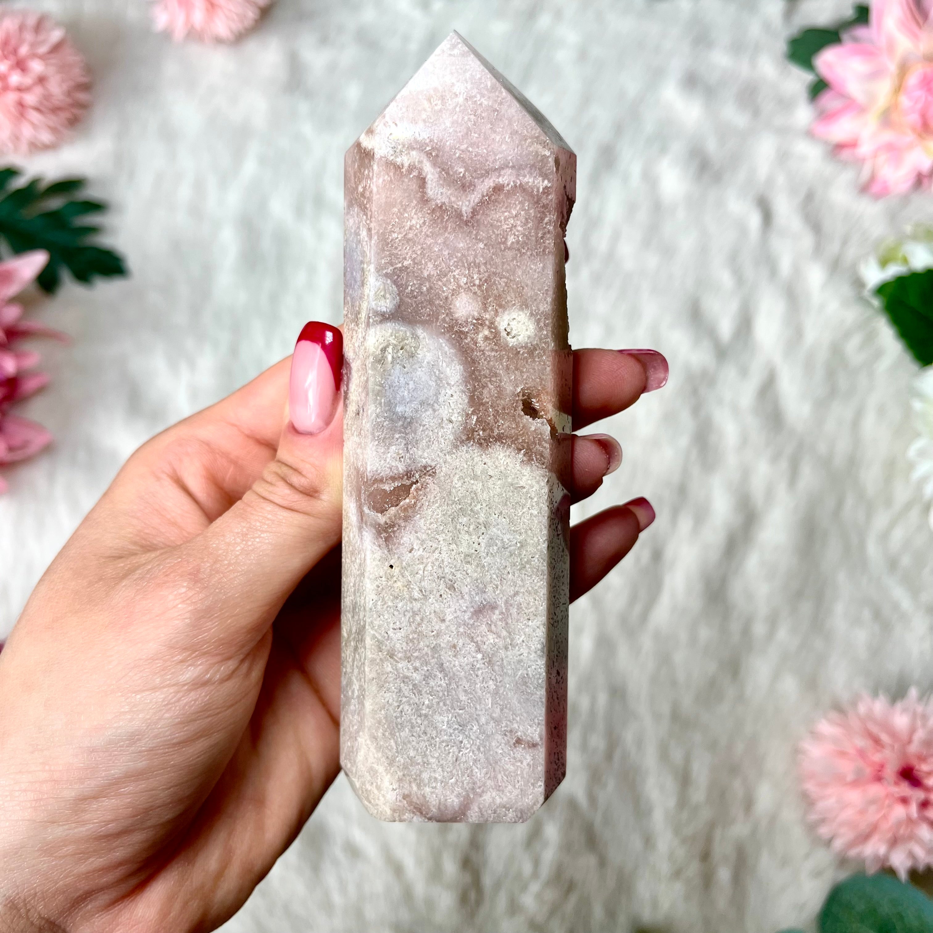 Pinker Amethyst Turm 304