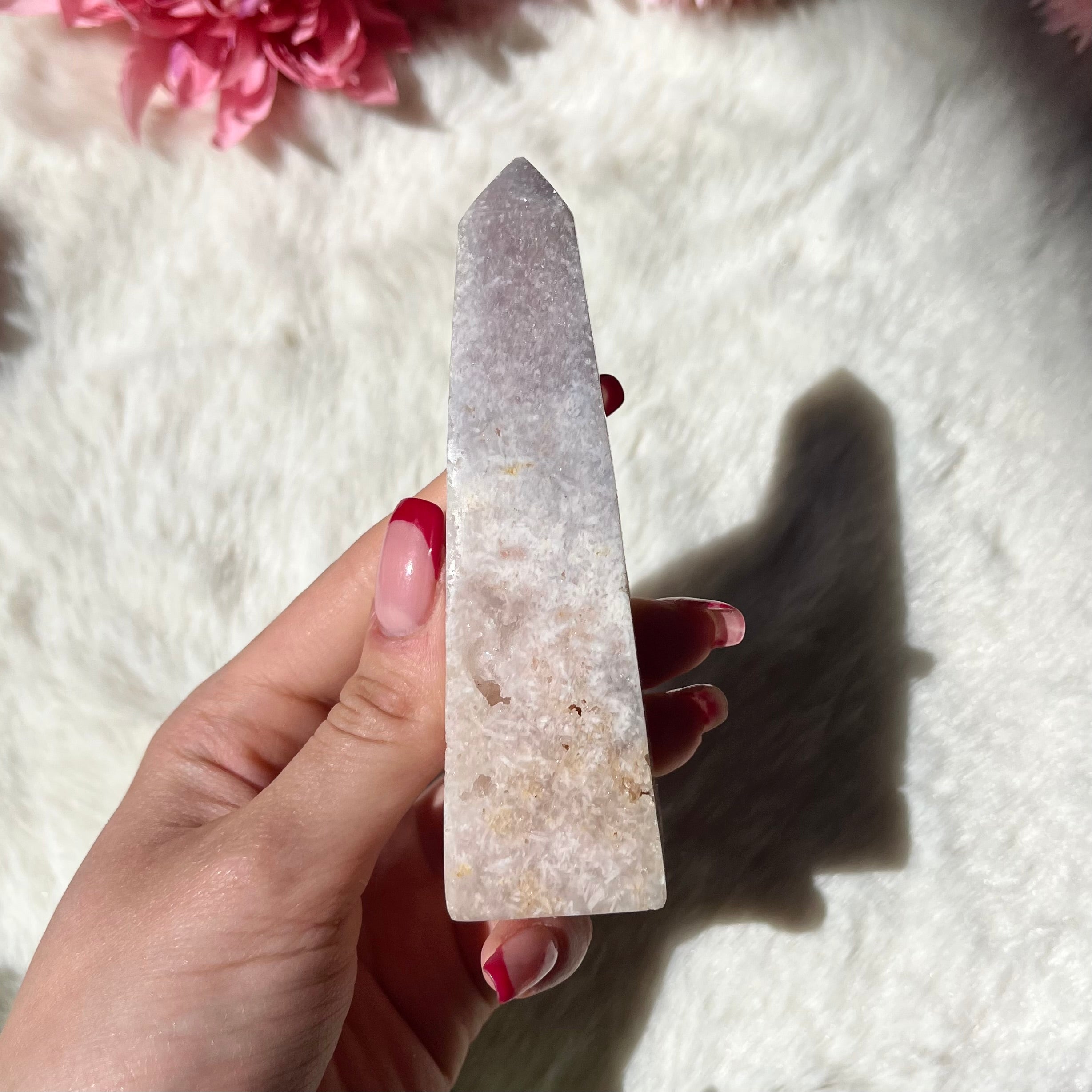 Pinker Amethyst Obelisk 307-310