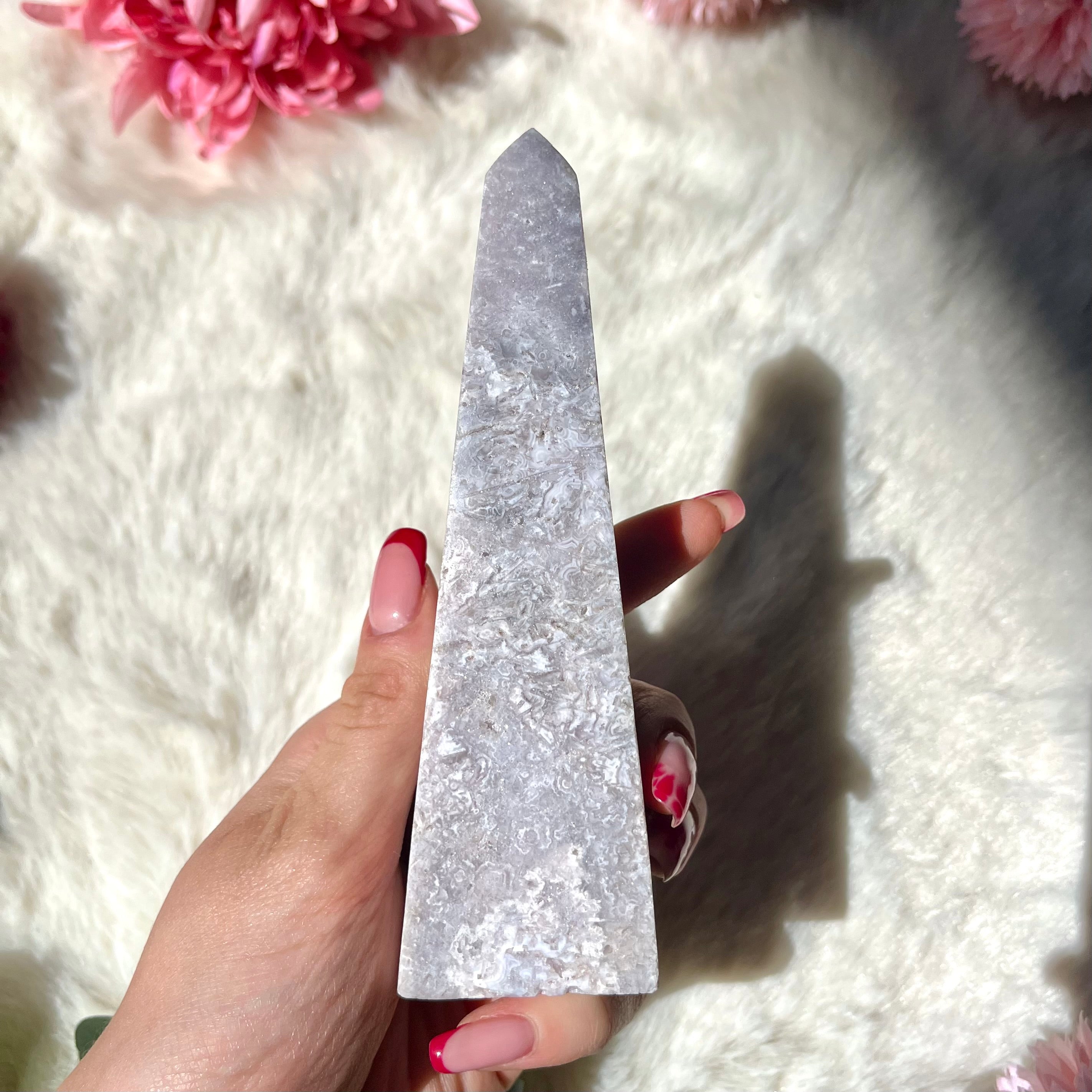 Pinker Amethyst Obelisk 302-304