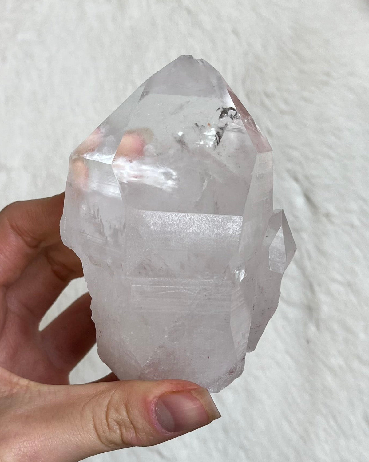 Bergkristall Natur Spitze 80