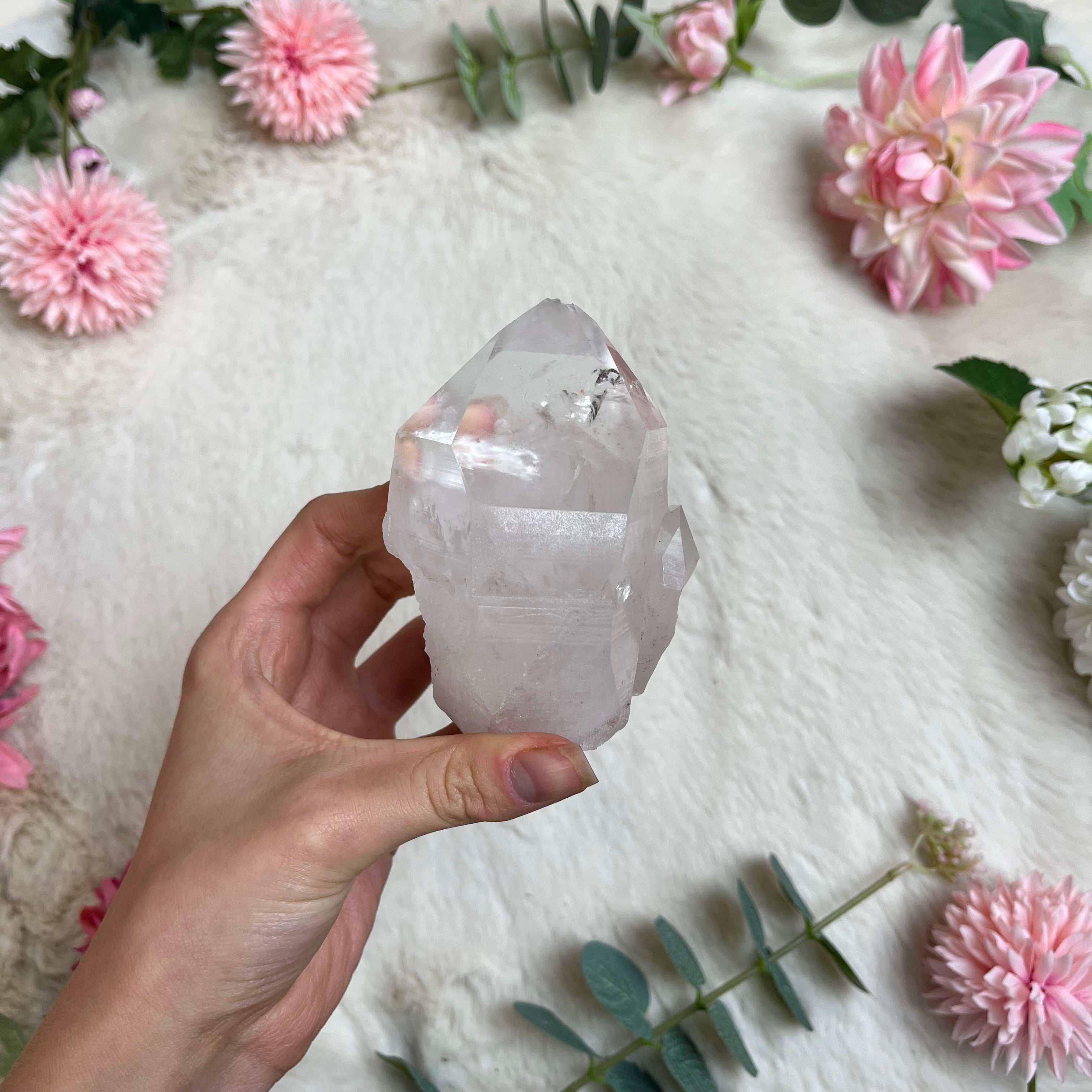 Bergkristall Stufe Natur 80