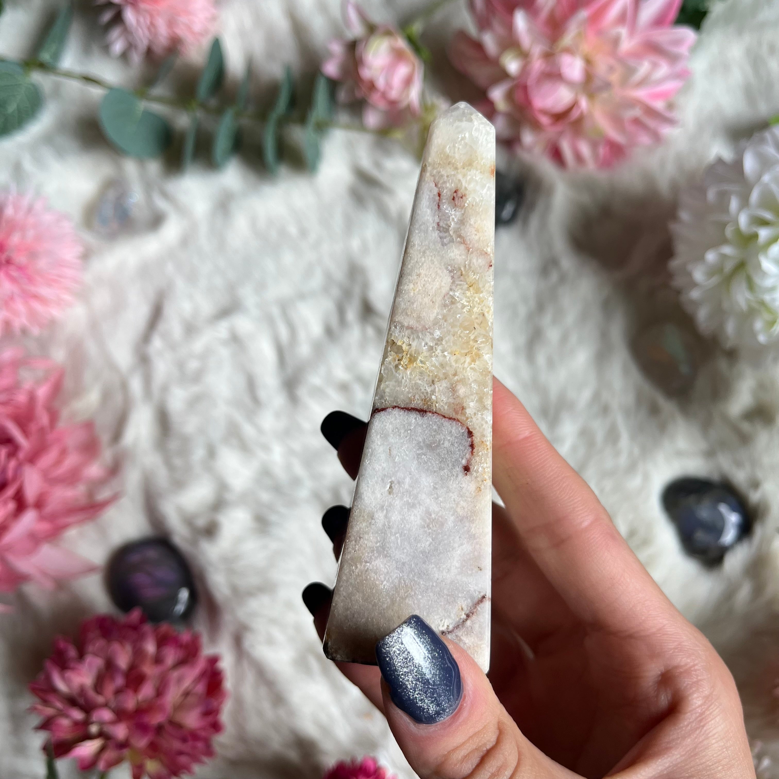 Pinker Amethyst Obelisk 13-18