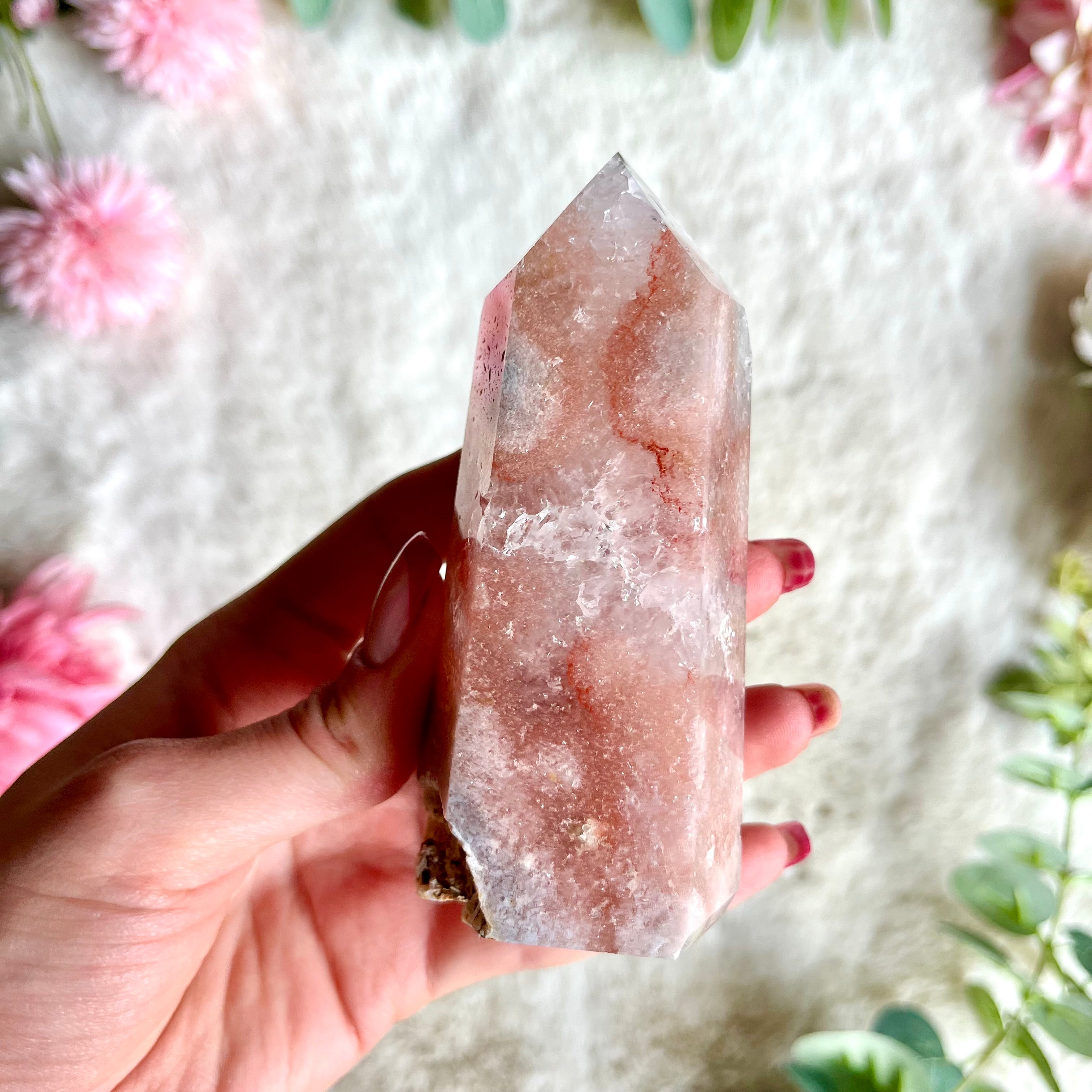 Pinker Amethyst Turm 300