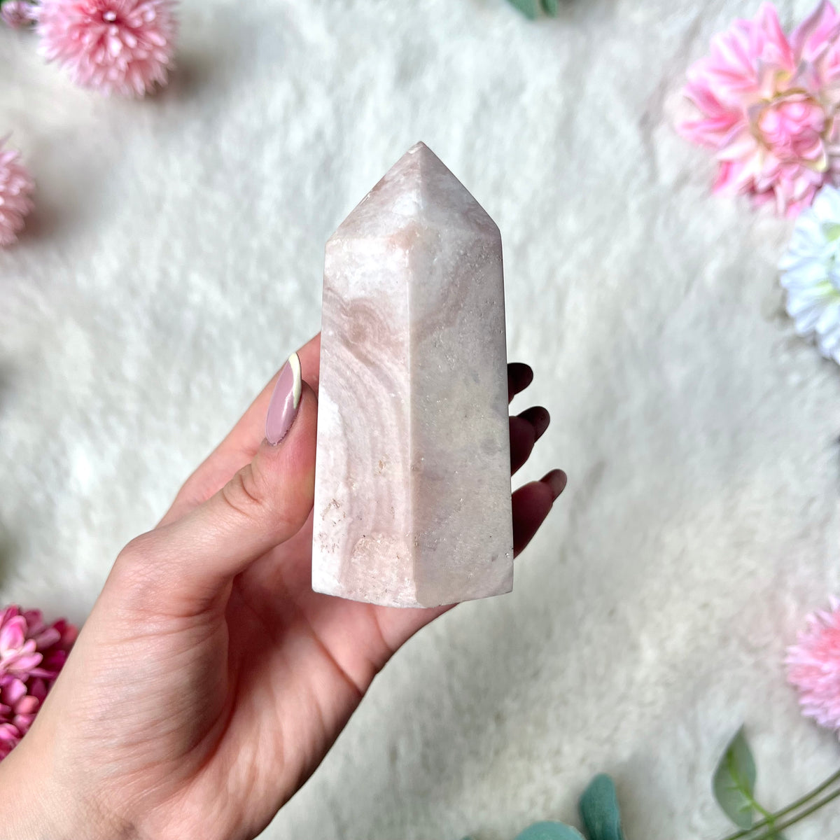Pinker Amethyst Turm 476