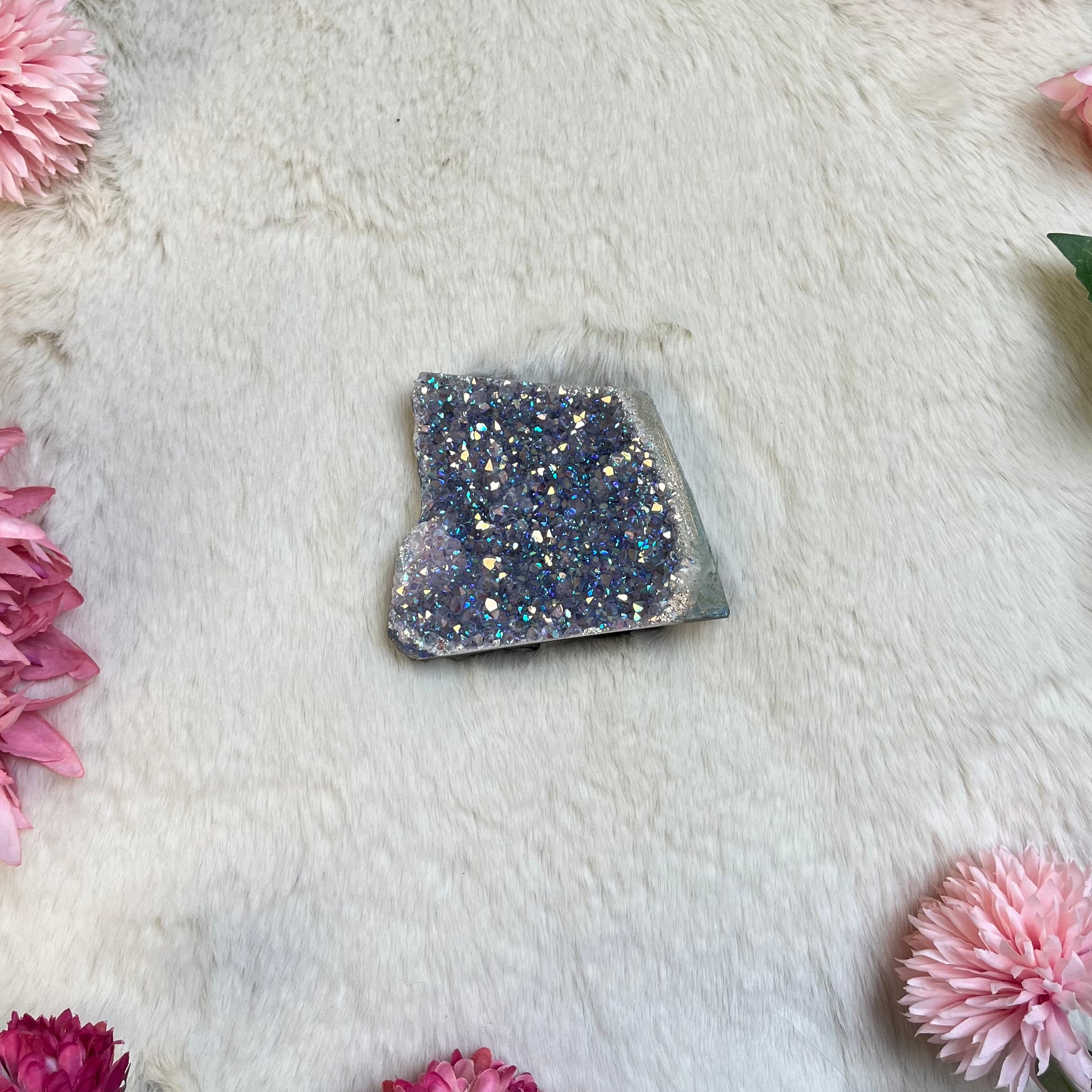 Angel Aura Amethyst druse 128