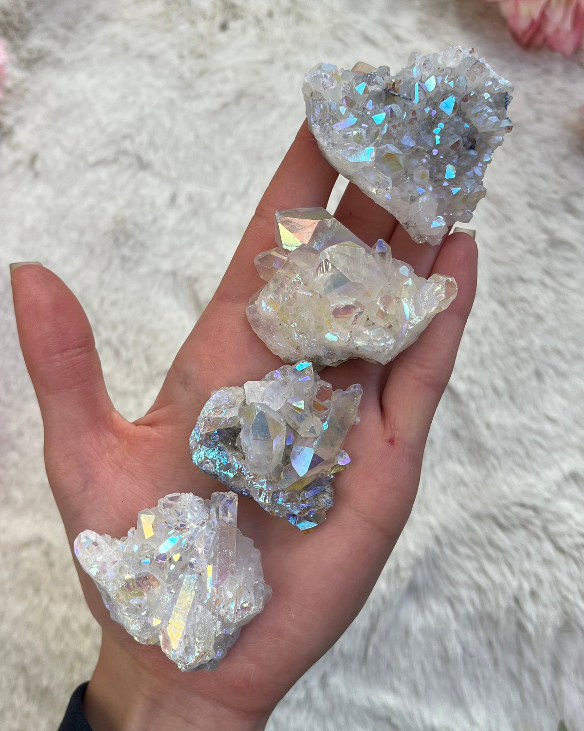 Angel Aura Quarz Stufen S 220-223