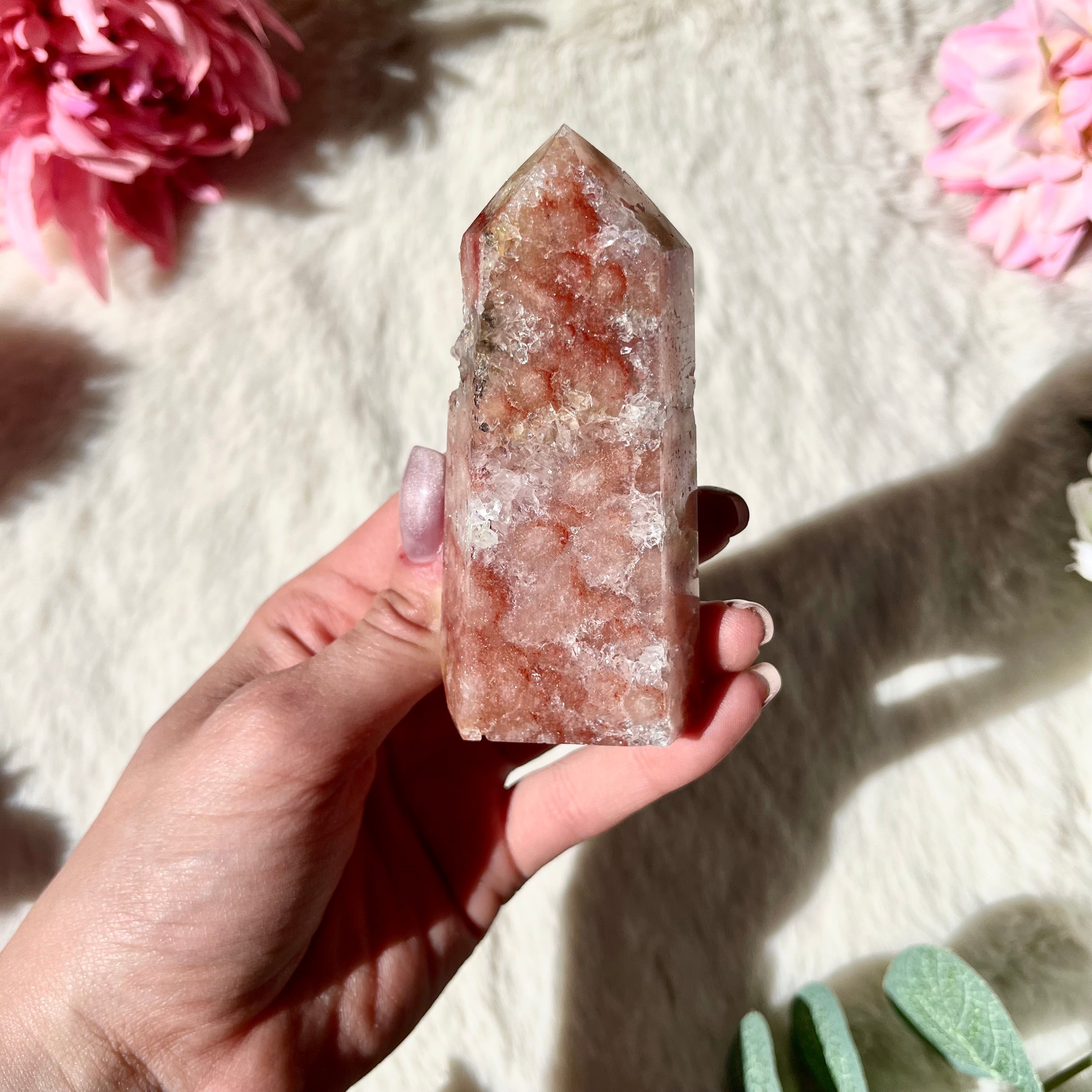 Pinker Amethyst Turm 307