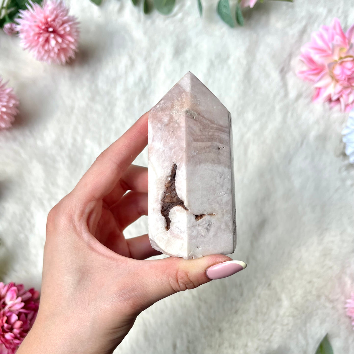 Pinker Amethyst Turm 476
