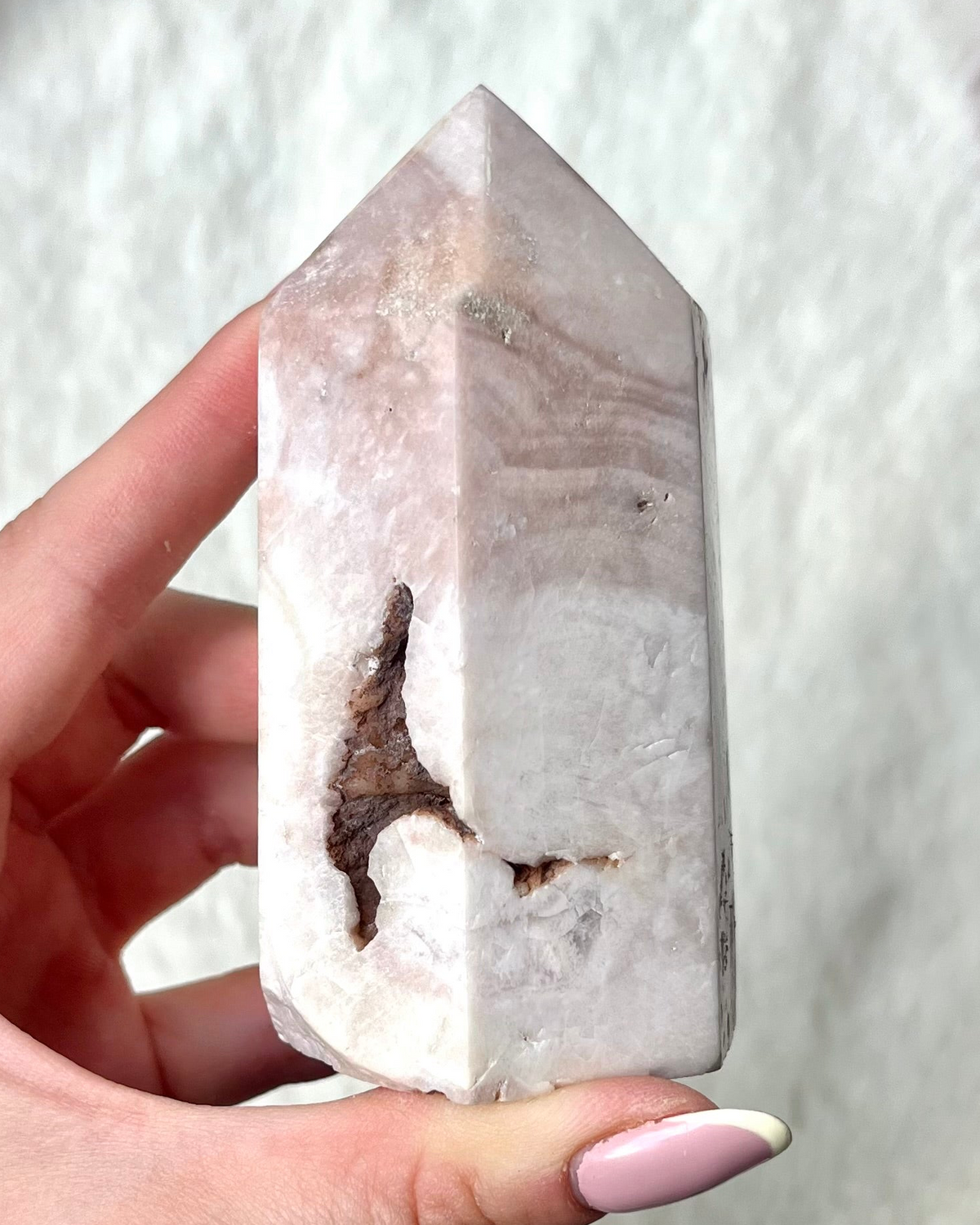 Pinker Amethyst Turm 476