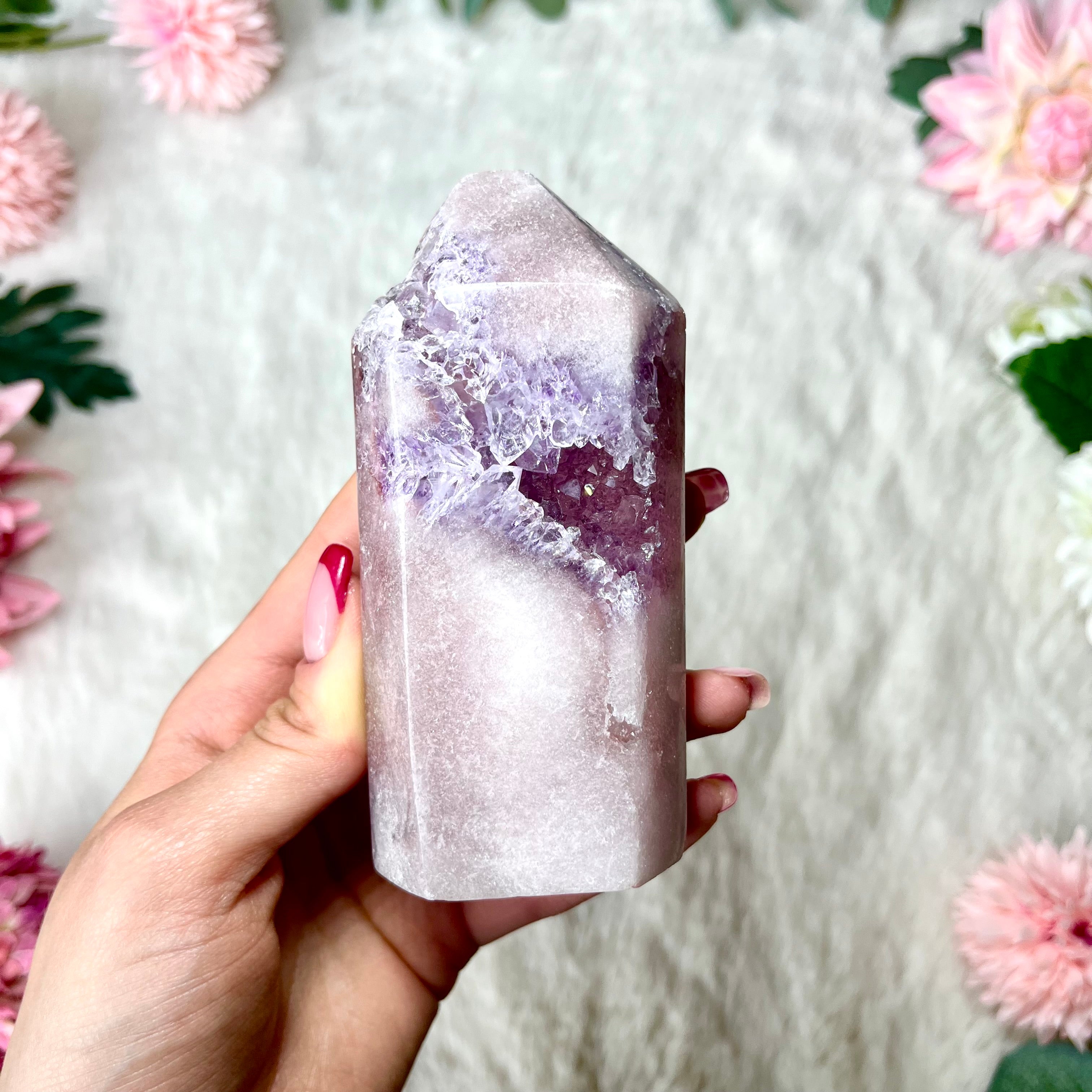 Pinker Amethyst Turm 312
