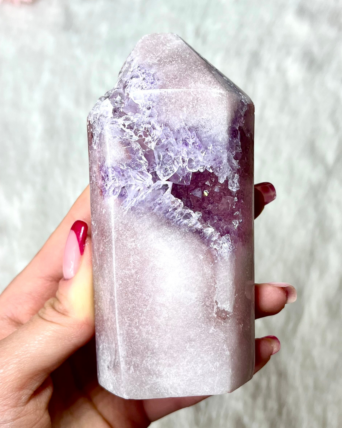 Pinker Amethyst Turm 312
