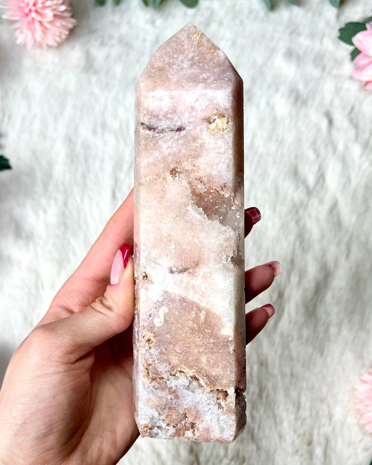 Pinker Amethyst Turm 322
