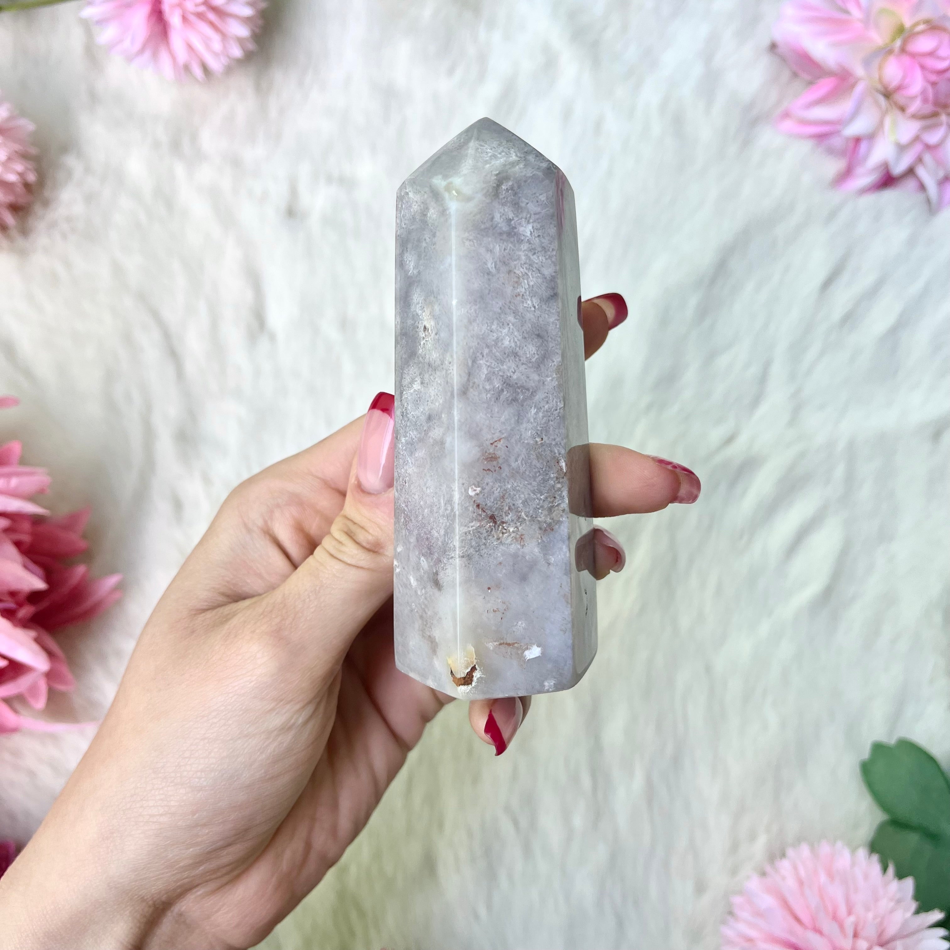 Pinker Amethyst Obelisk 305-306