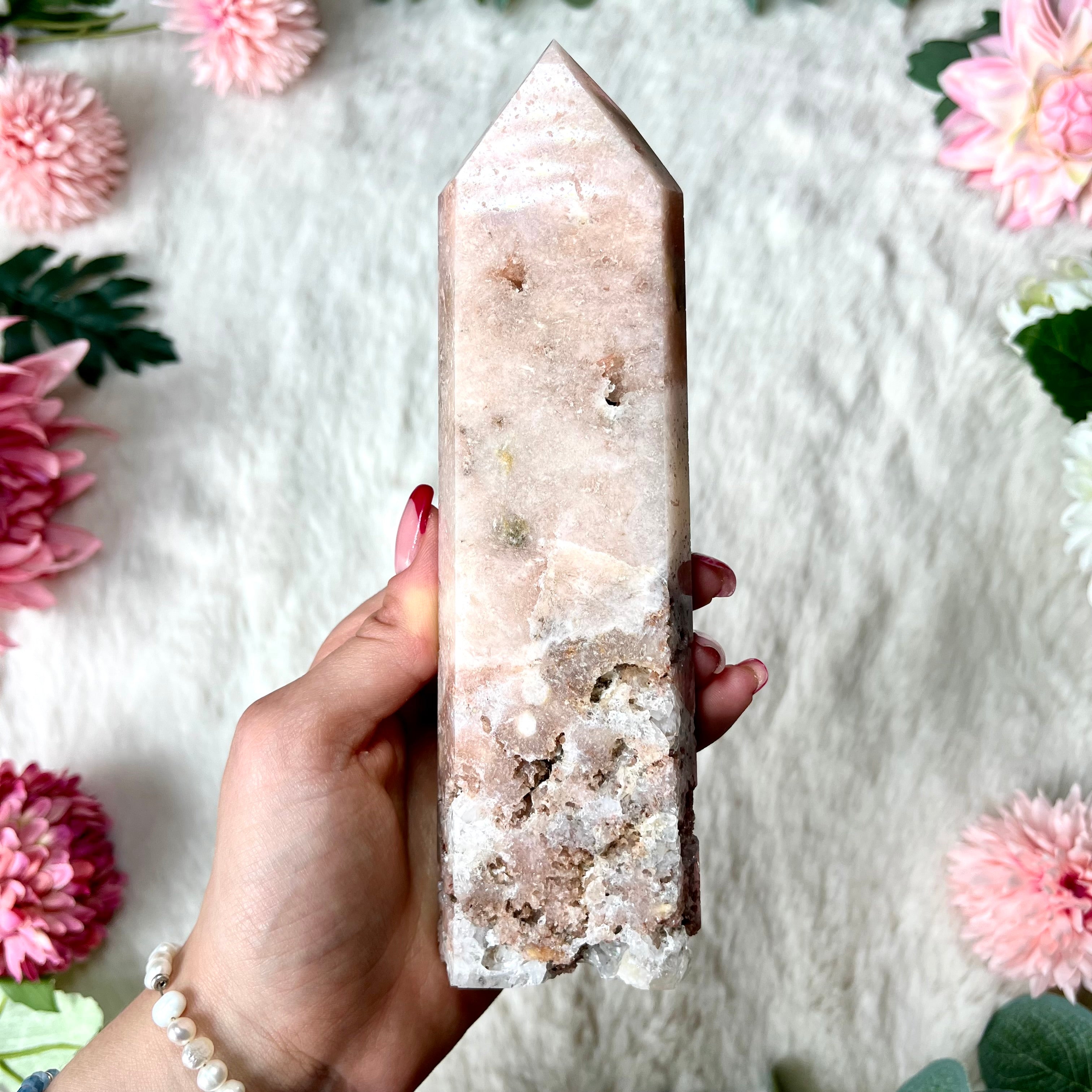 Pinker Amethyst Turm 322