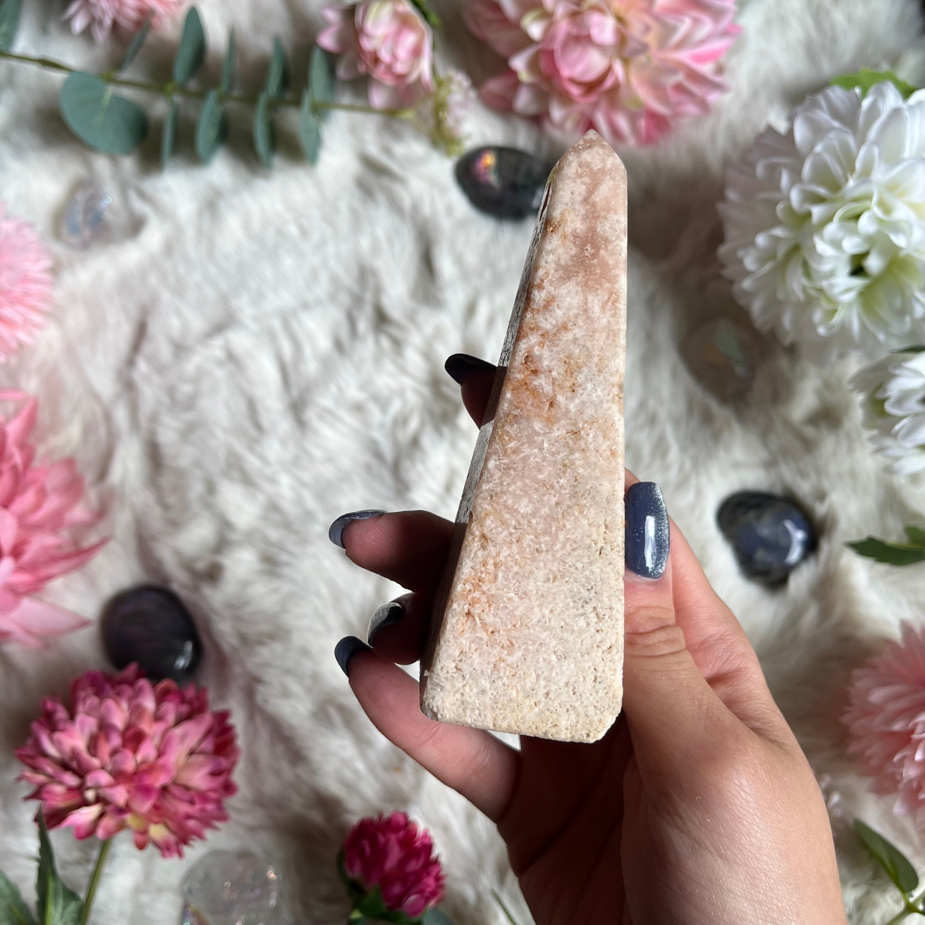 Pinker Amethyst Obelisk 13-18