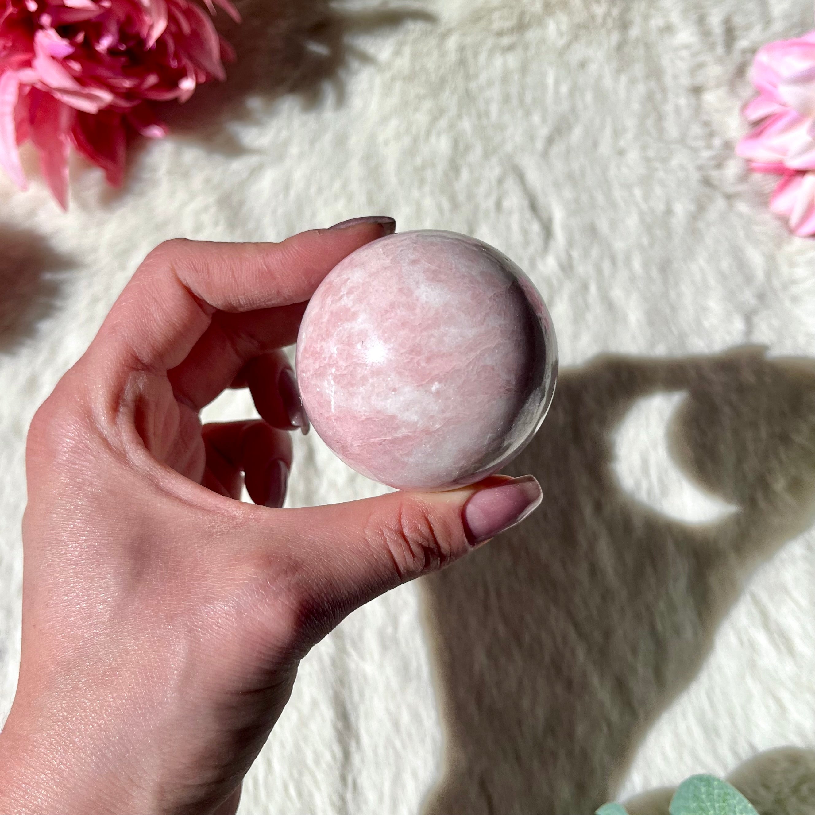 Pinke Opal Kugel 294