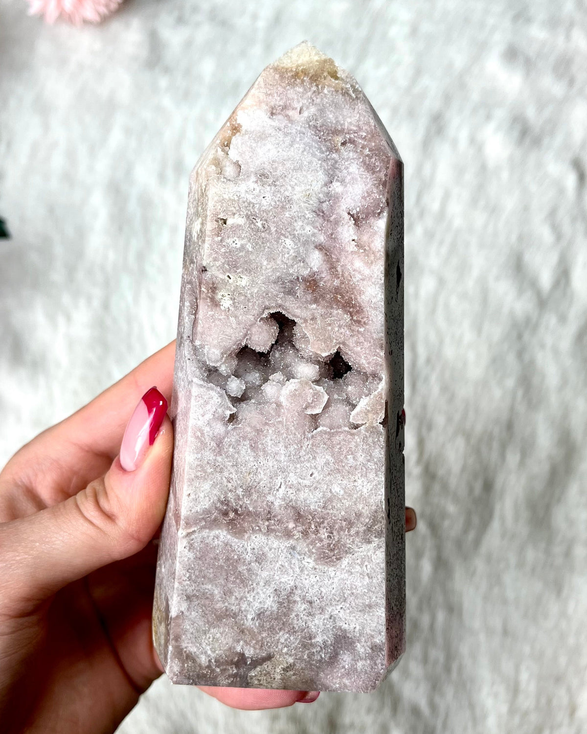 Pinker Amethyst Turm 308
