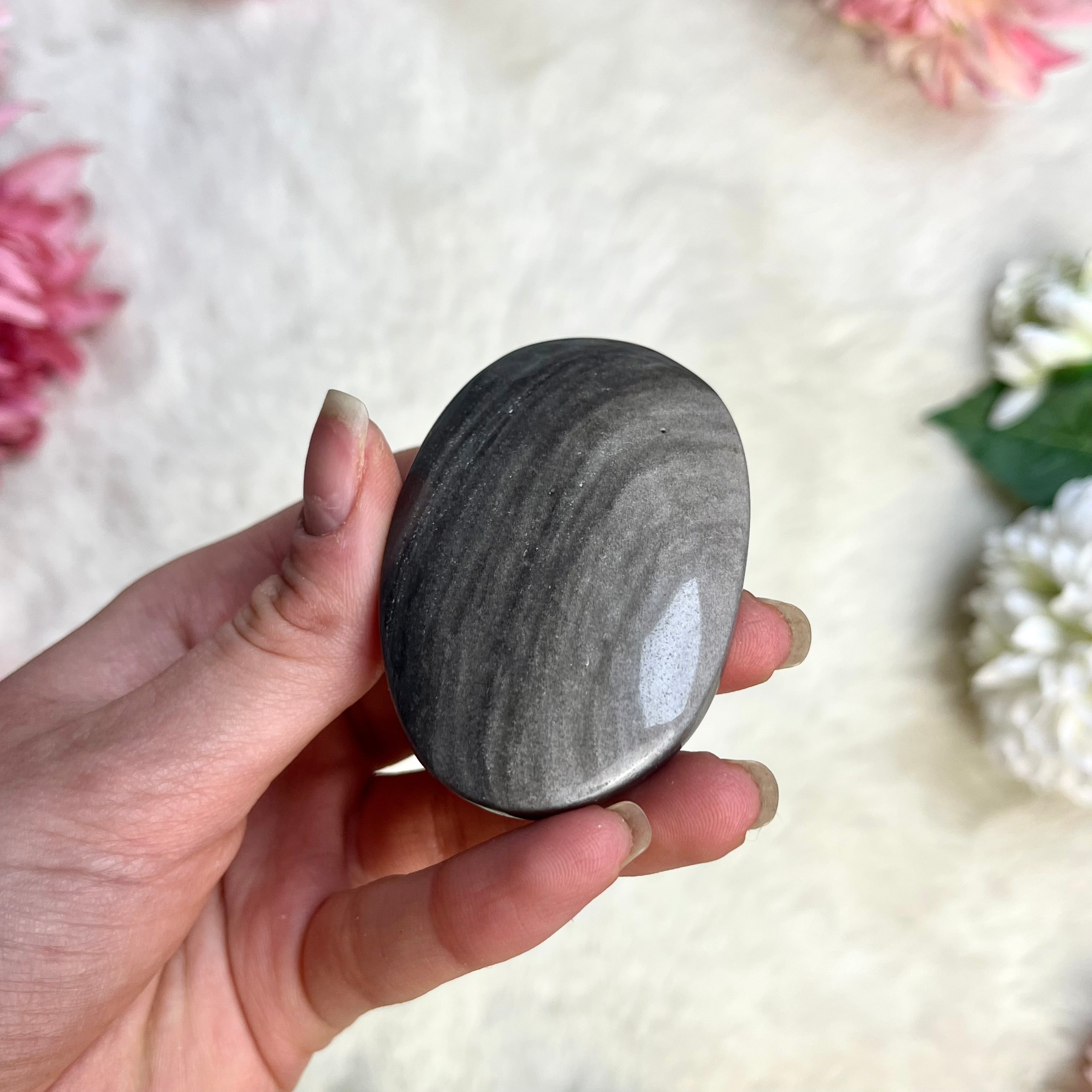 Silber Obsidian Seifenstein