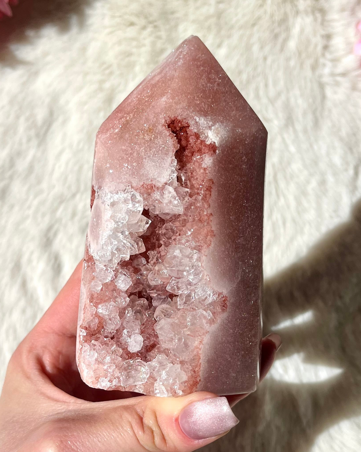 Pinker Amethyst Turm 315