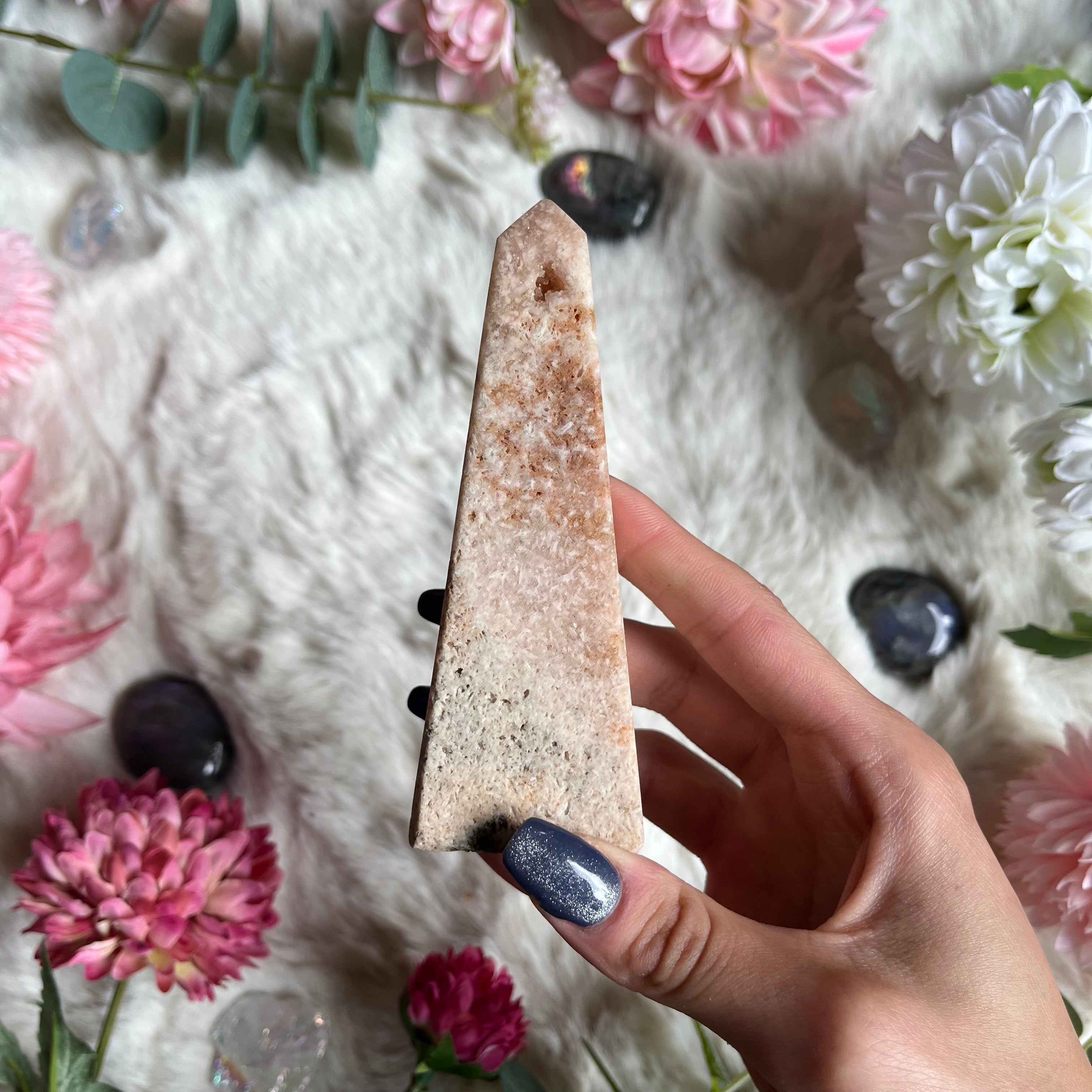 Pinker Amethyst Obelisk 13-18
