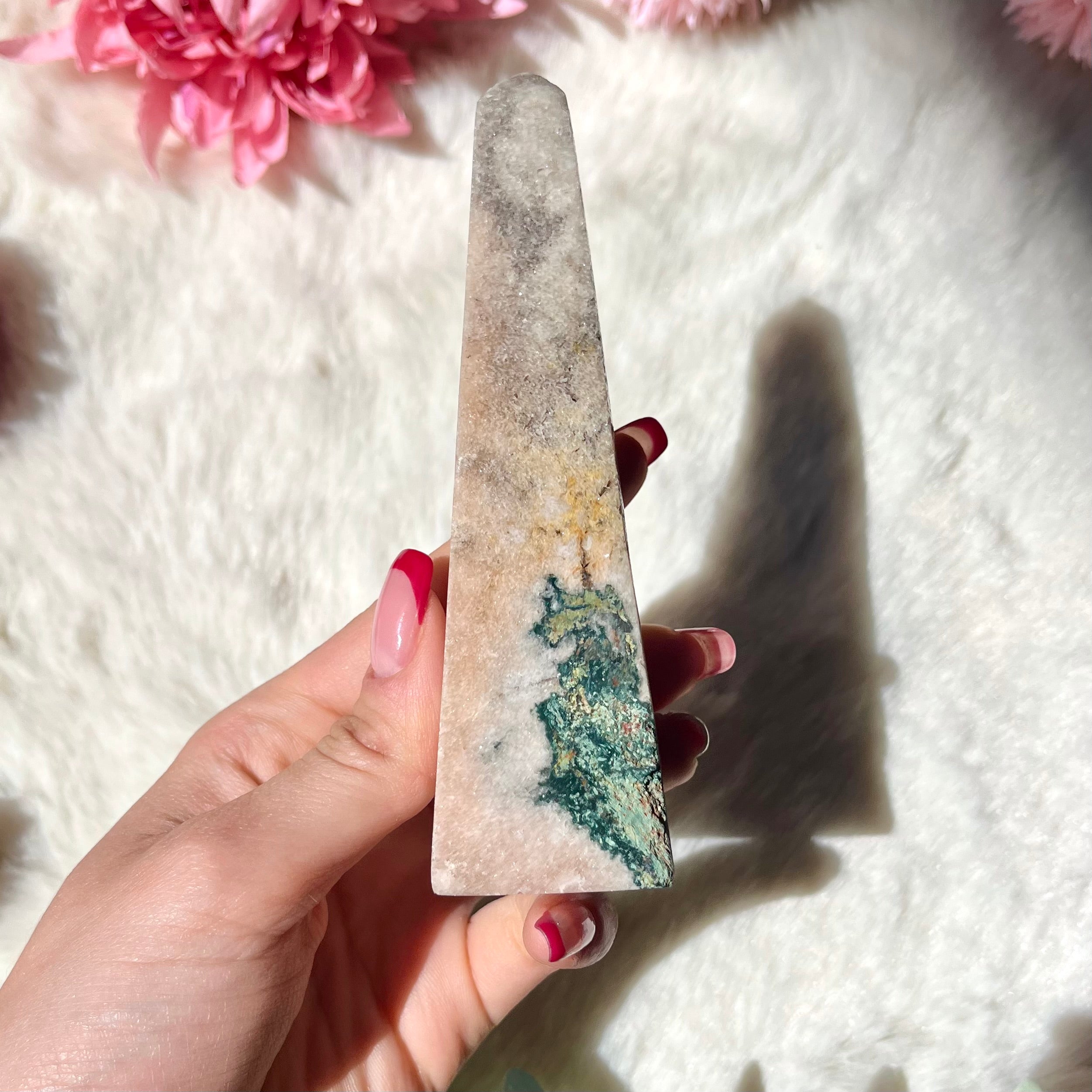 Pinker Amethyst Obelisk 307-310