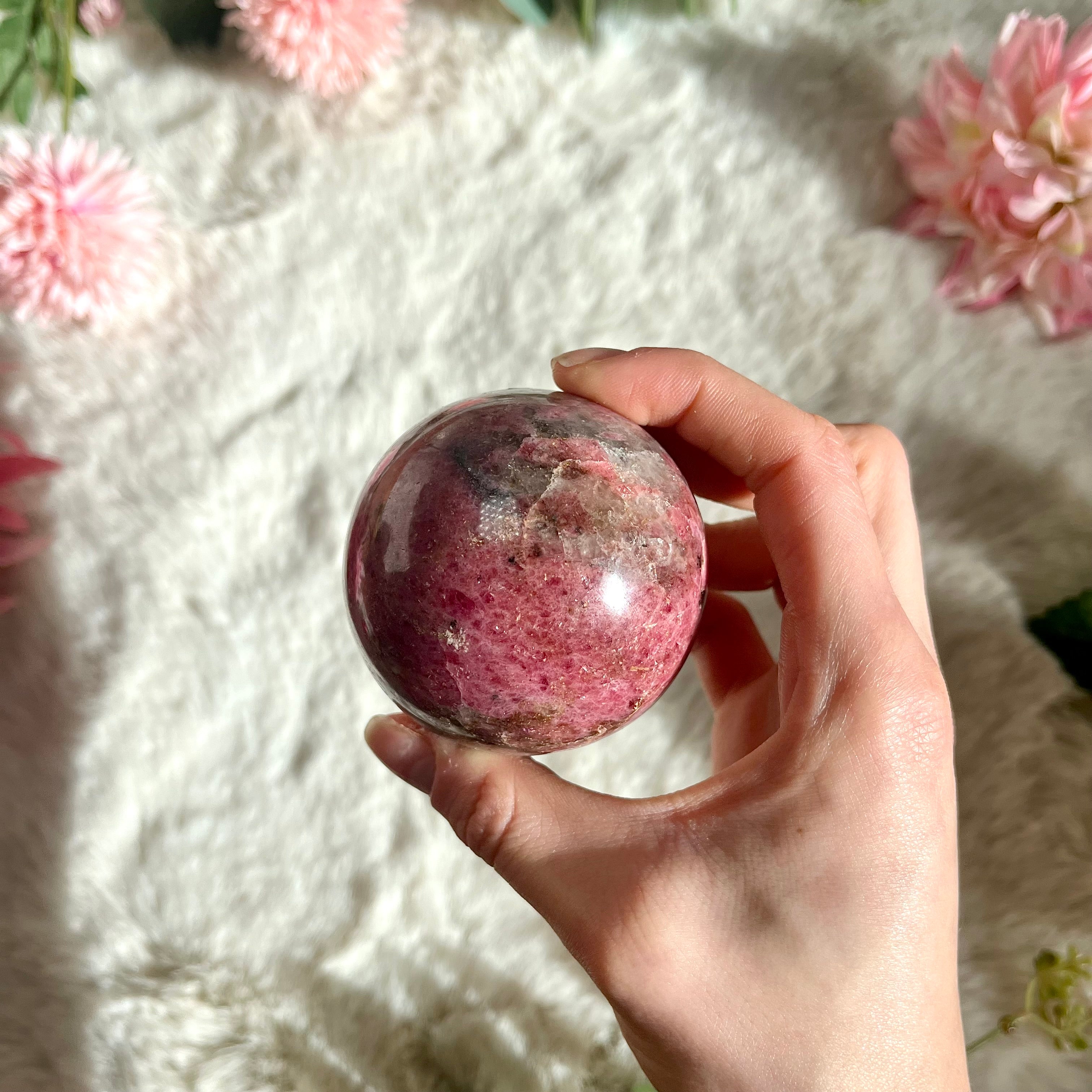 Rhodonit Kugel 263