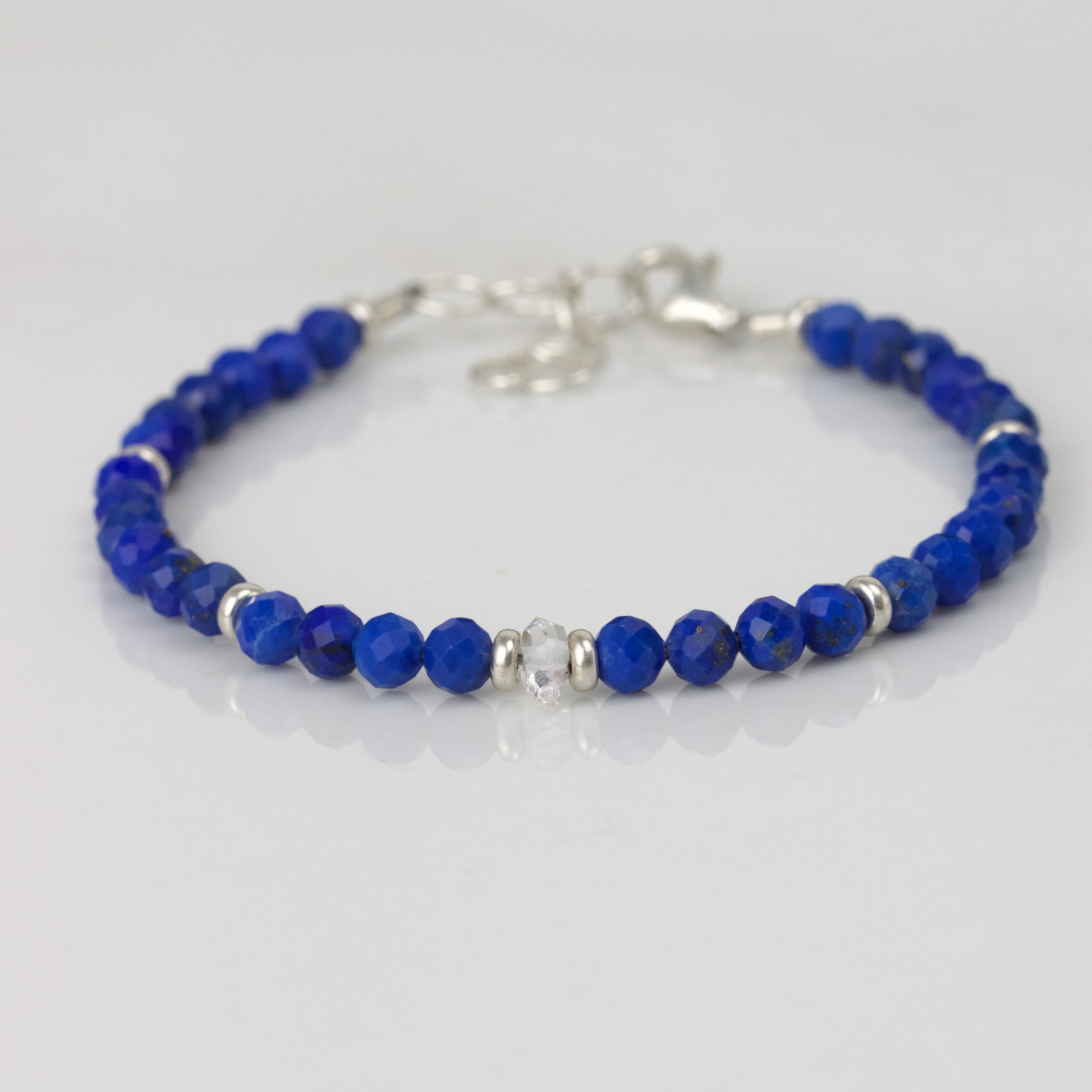 Lapislazuli Armband facettiert