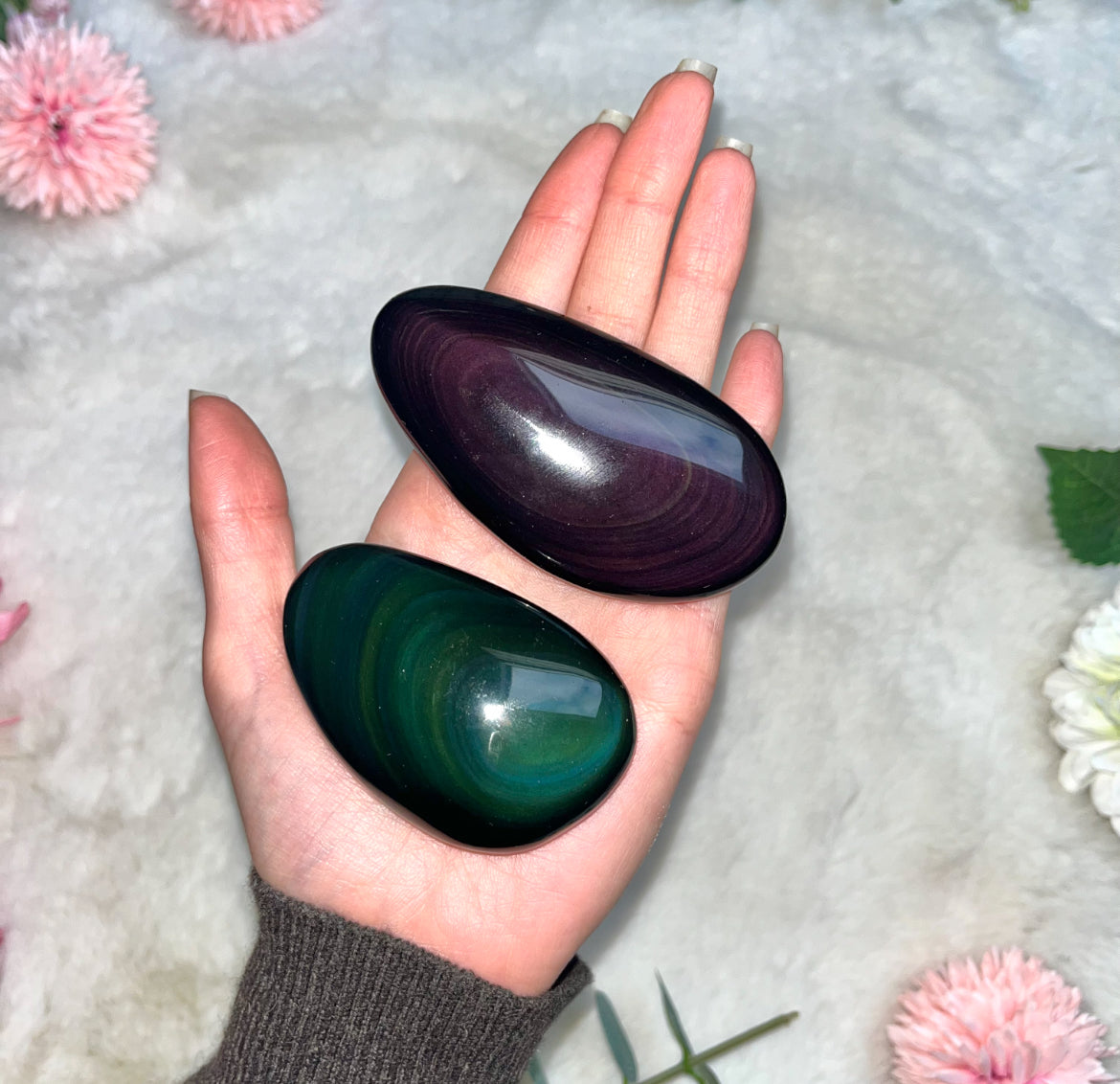 Regenbogen Obsidian Seifenstein 183-184