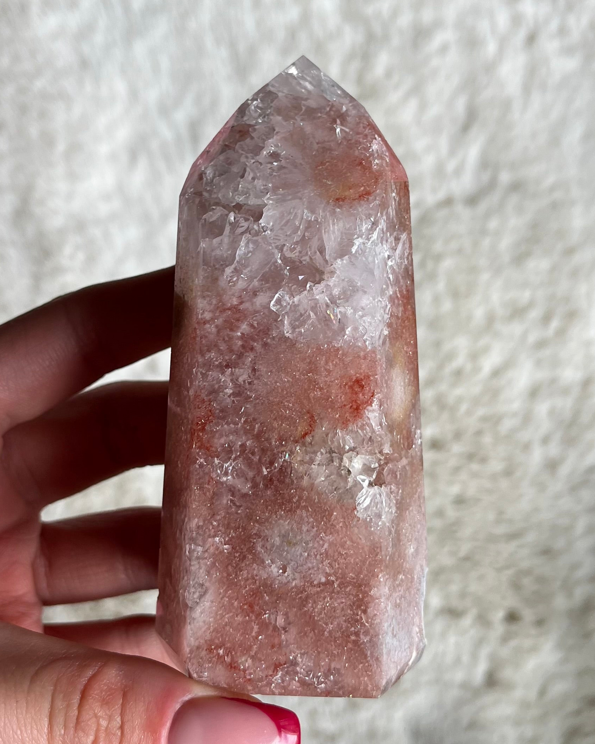 Pinker Amethyst Turm 300