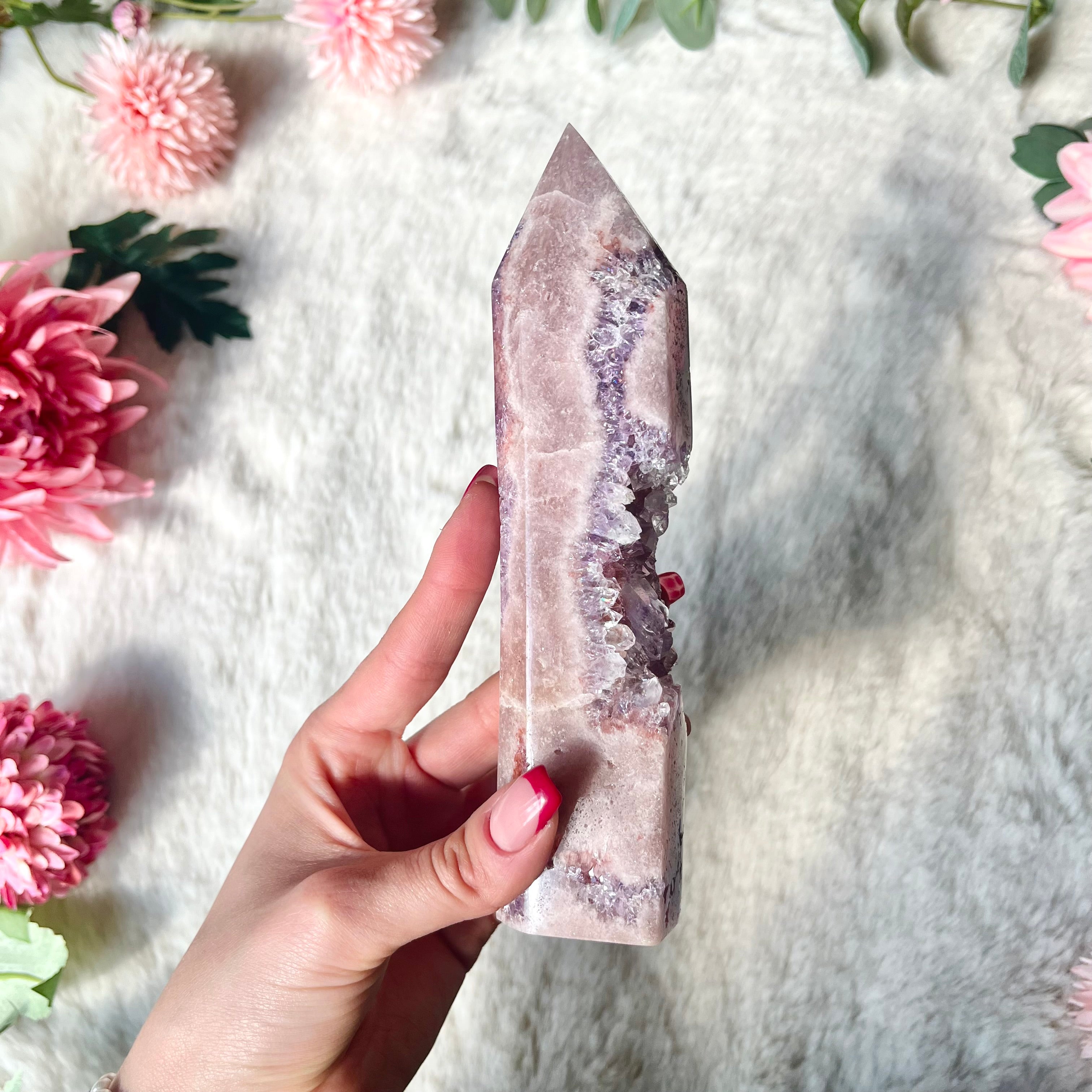 Pinker Amethyst Turm 314