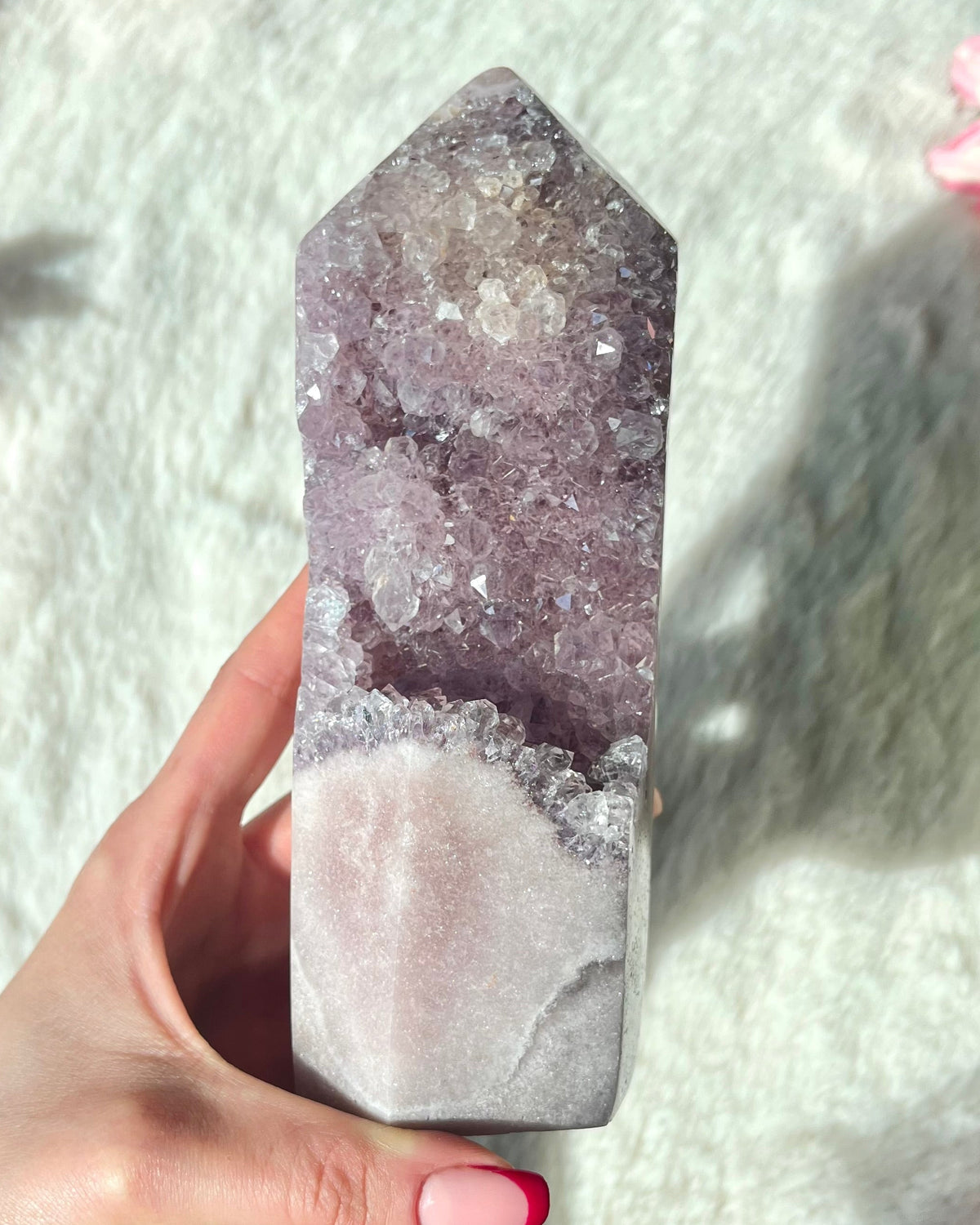 Pinker Amethyst Turm 324