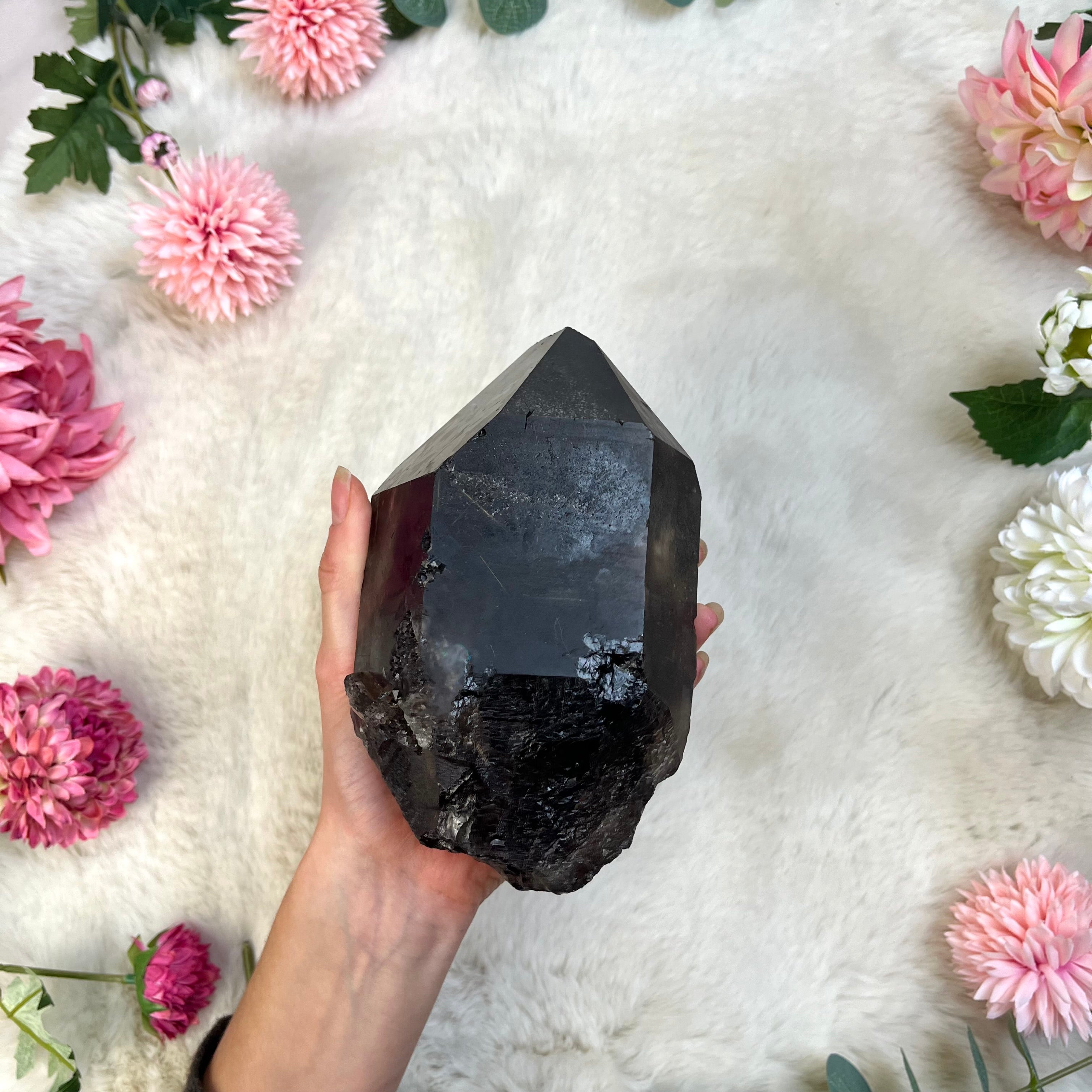 Rauchquarz Spitze Natur 114